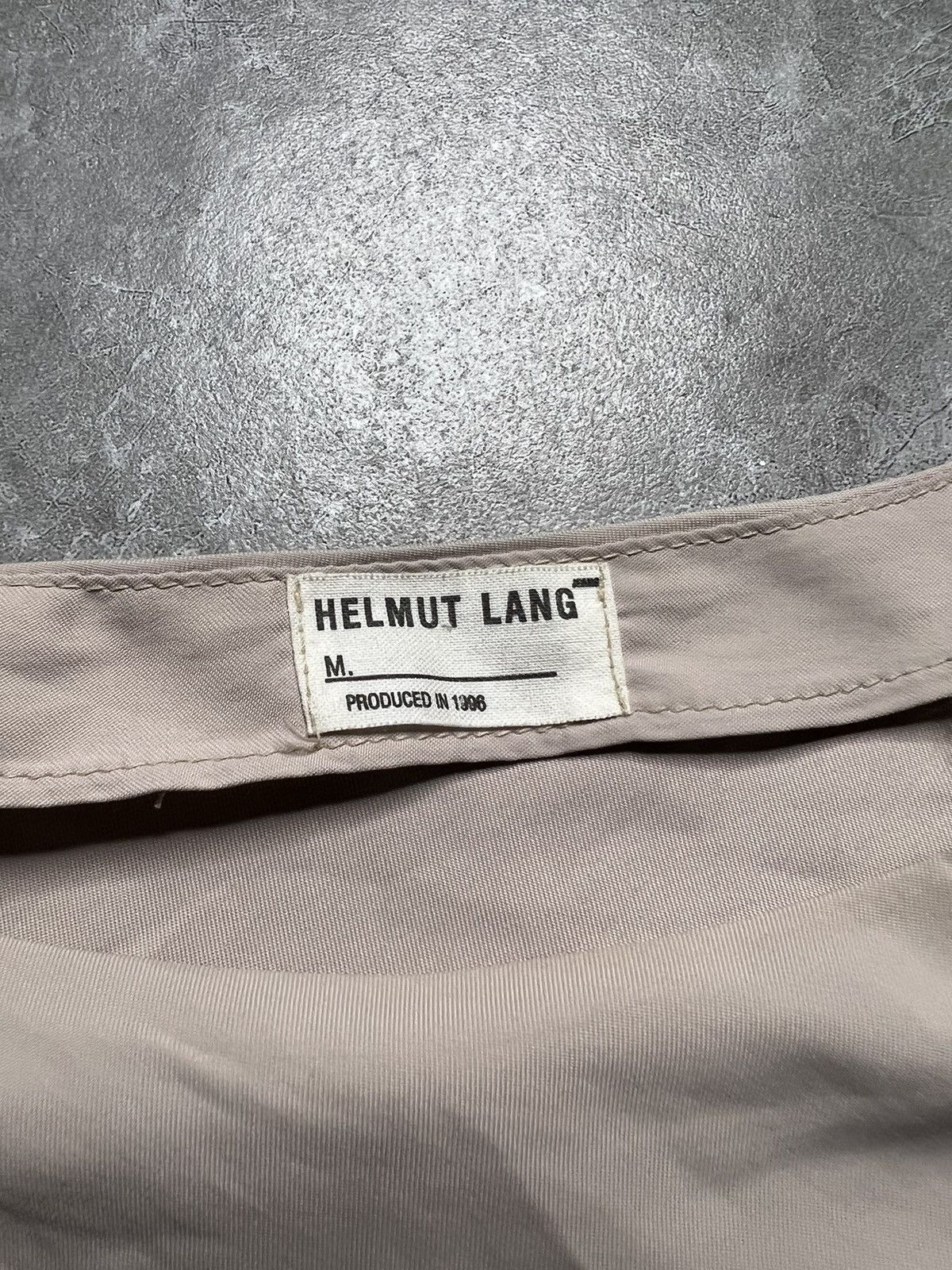 Helmut lang 1996 Metal Logo Mesh Top