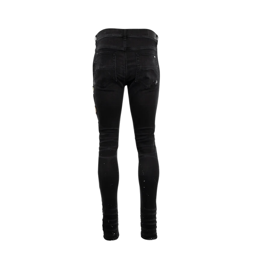 Amiri o1h1sh10525 Vintage Patch Skinny jeans in Black Size US 40 / EU 56 - 2 Thumbnail