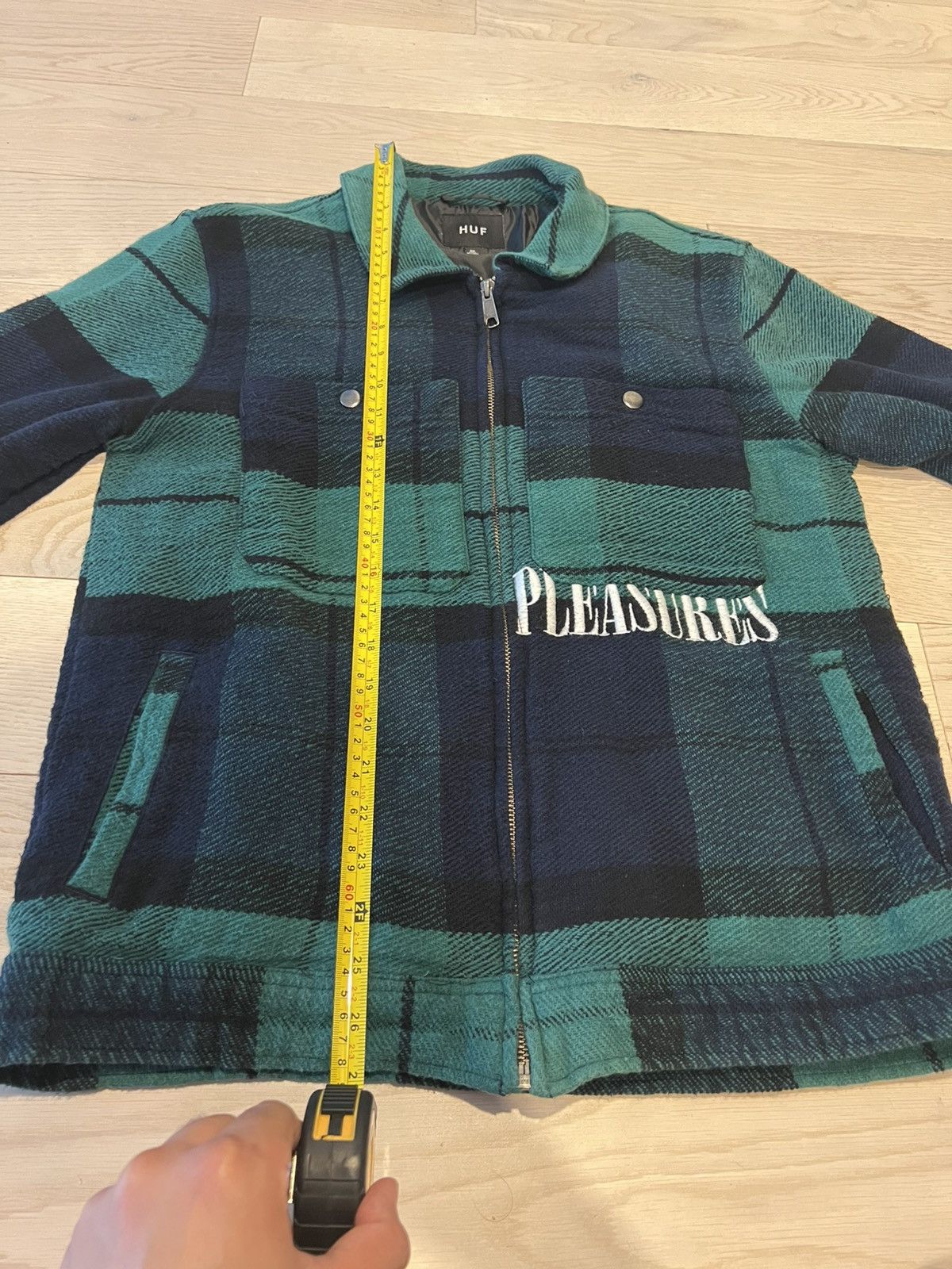 Huf × Pleasures HUF x Pleasures Blackwatch Work Jacket – Size M Size US M / EU 48-50 / 2 - 7 Thumbnail