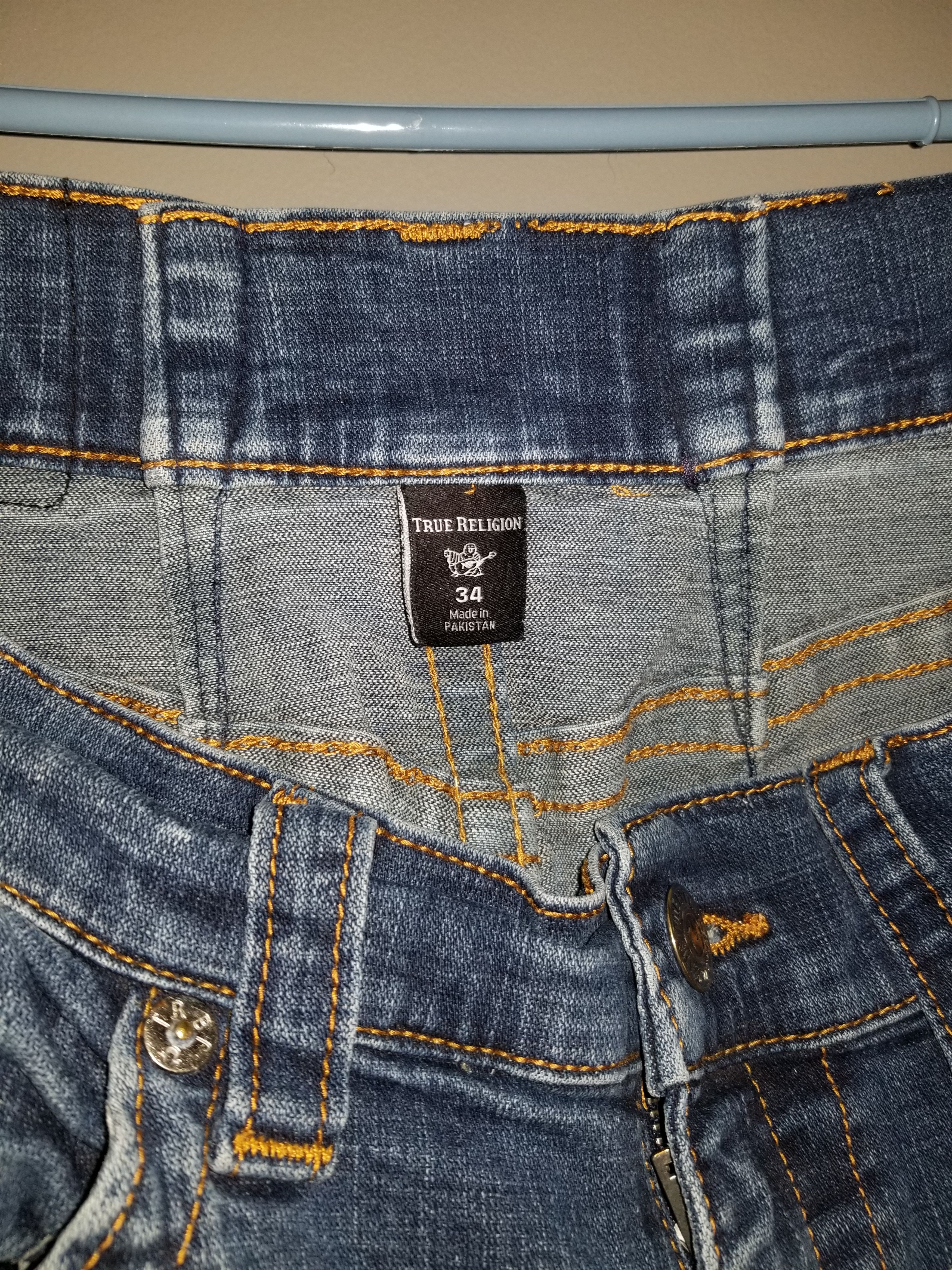 True Religion True religion orange stitch ricky cut Size US 34 / EU 50 - 6 Thumbnail