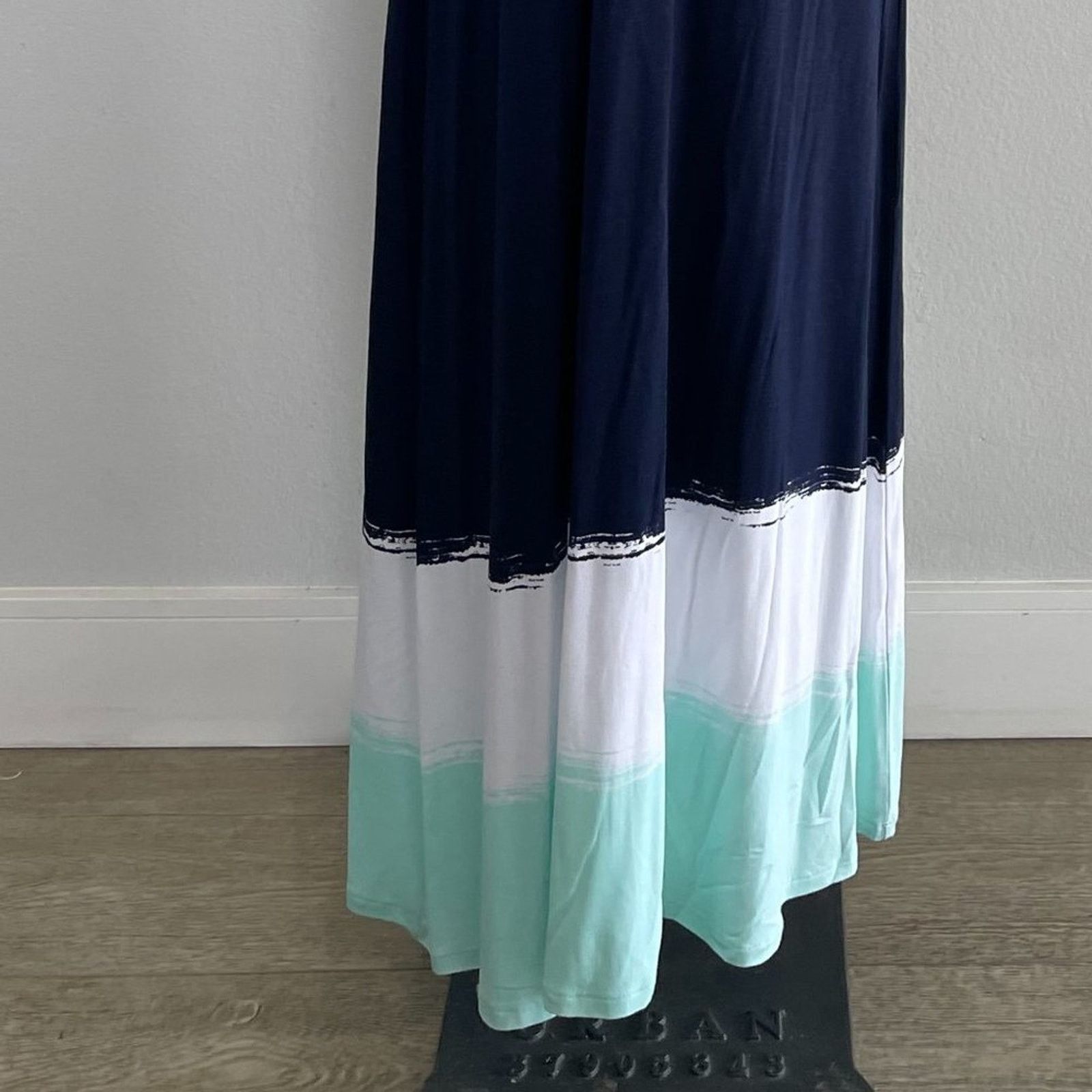 Other Jean West Navy Multiway Maxi Dress, Size L Size L / US 10 / IT 46 - 7 Thumbnail