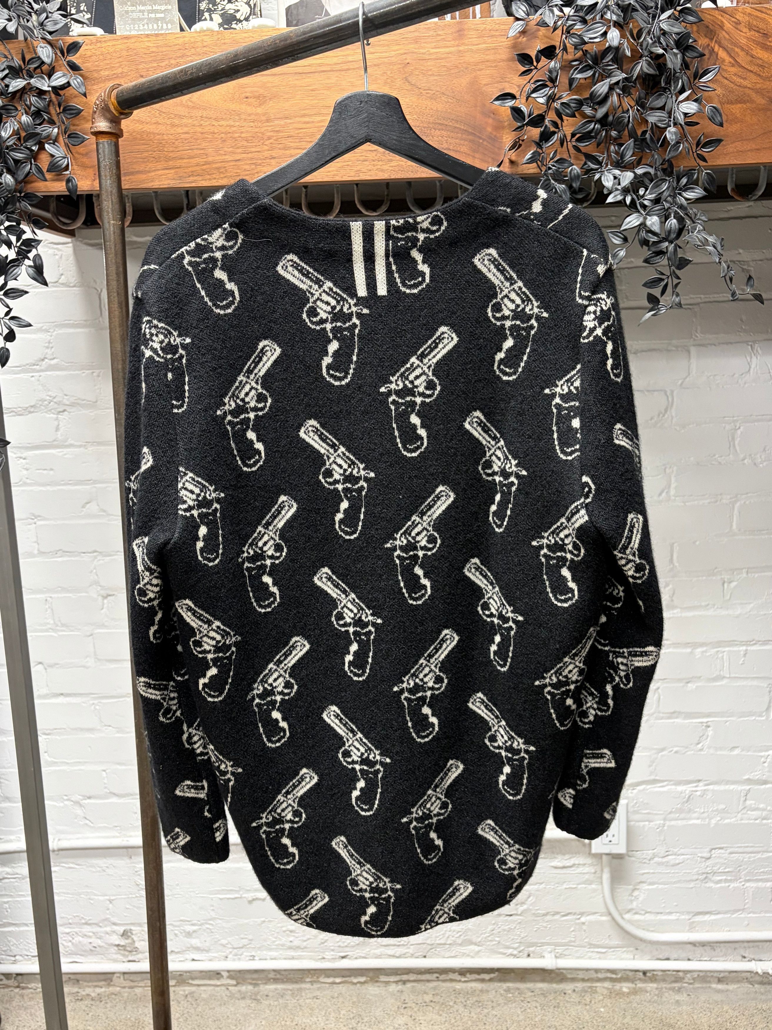 Saint Laurent Paris AW2014 Saint Laurent by Hedi Slimane ‘Gun Print’ Cardigan Size US XS / EU 42 / 0 - 4 Thumbnail
