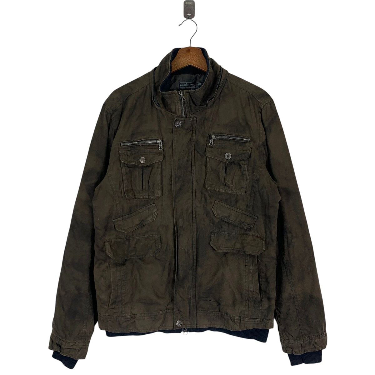In The Attic × Japanese Brand × Vintage VINTAGE IN THE ATTICS BOMBER ZIPPER JACKET Size US L / EU 52-54 / 3 - 1 Thumbnail