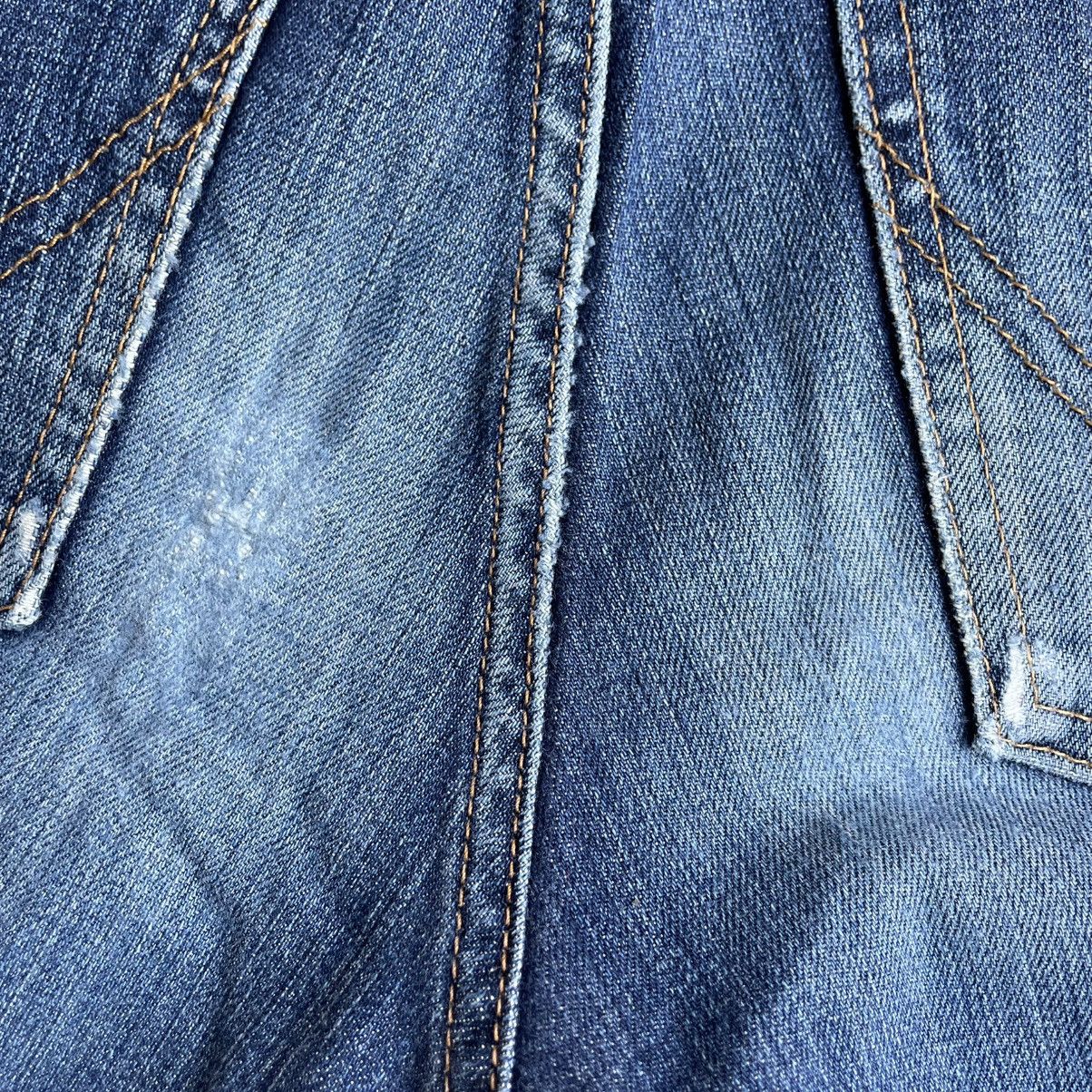 Wrangler 🔥Vintage Wrangler WM0383 Stoned Washed Ripped Denim Jeans Size US 29 - 10 Thumbnail
