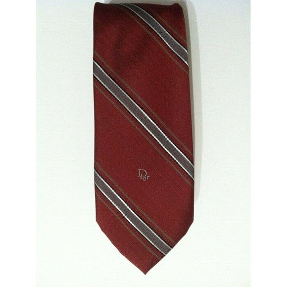 Christian Dior Monsieur CHRISTIAN DIOR VINTAGE MENS 95%POLYESTER 5%SILK TIE WIDTH:3" Size ONE SIZE - 1 Thumbnail