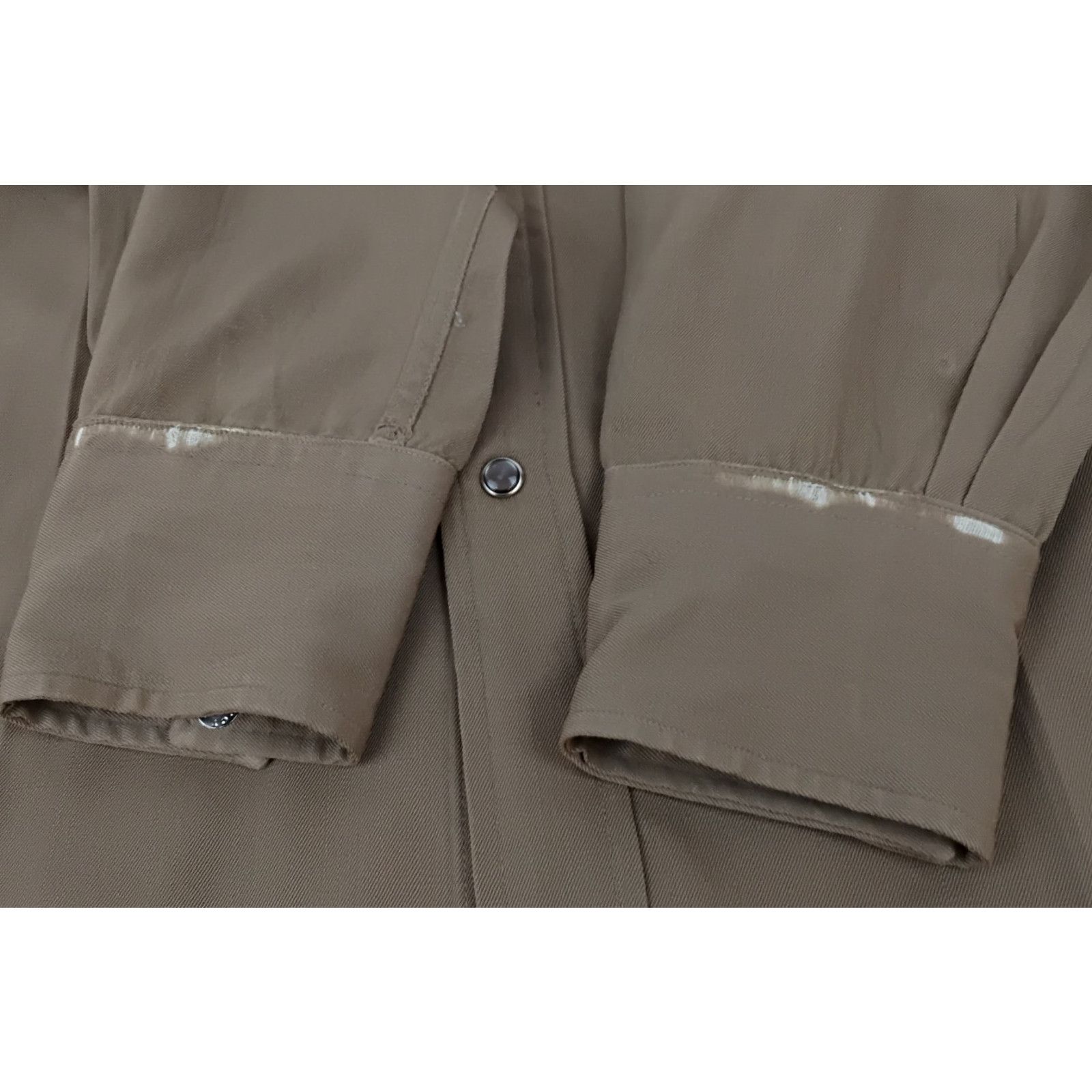 Levi's Levi's Gabardine Big E Pearl Snap Shirt Men M Brown VTG '50s Size US M / EU 48-50 / 2 - 8 Thumbnail