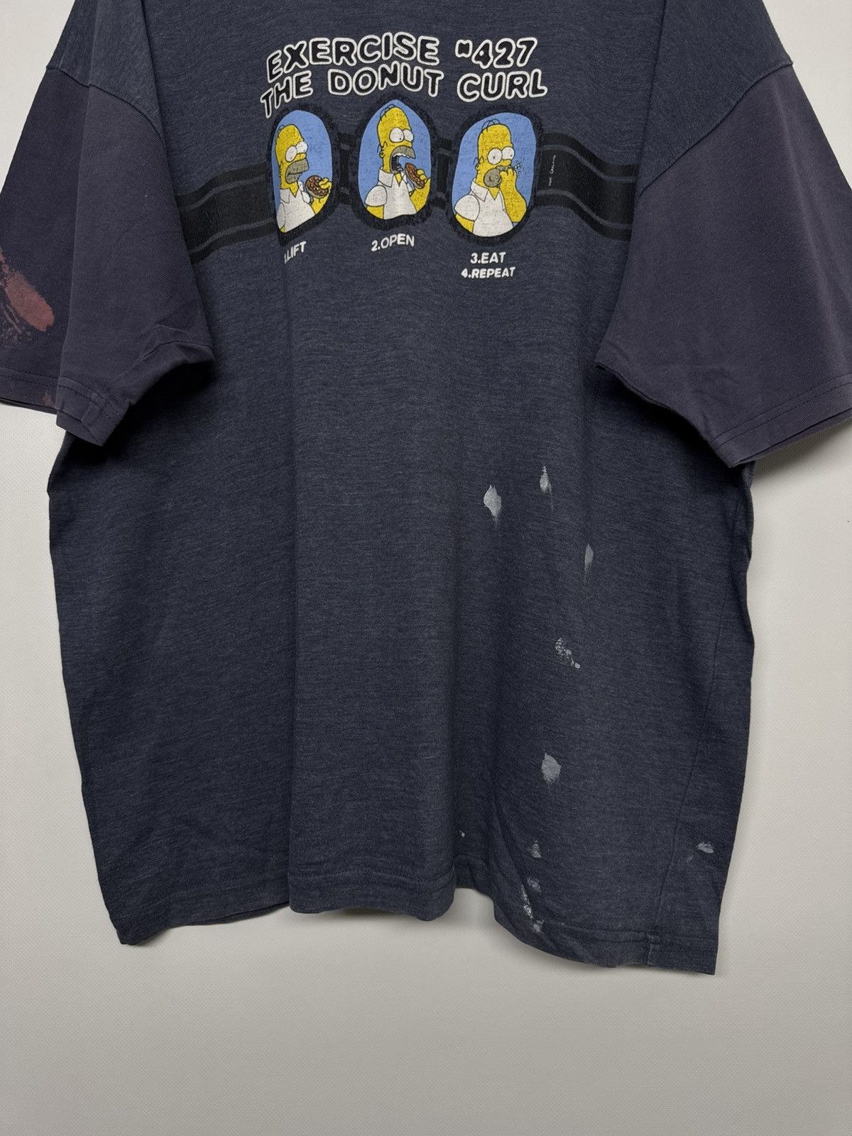 The Simpsons Vintage Y2k The Simpson Homer Big Logo Rate T-Shirt Size US L / EU 52-54 / 3 - 7 Thumbnail