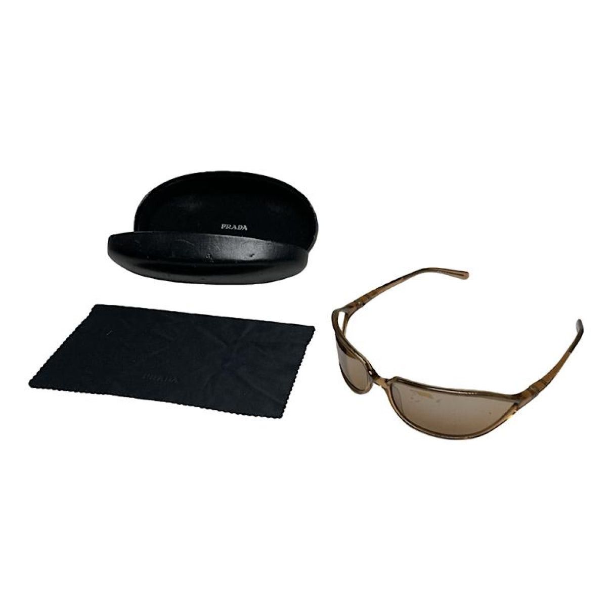 Prada Orange Plastic Sunglasses Size ONE SIZE - 1 Thumbnail