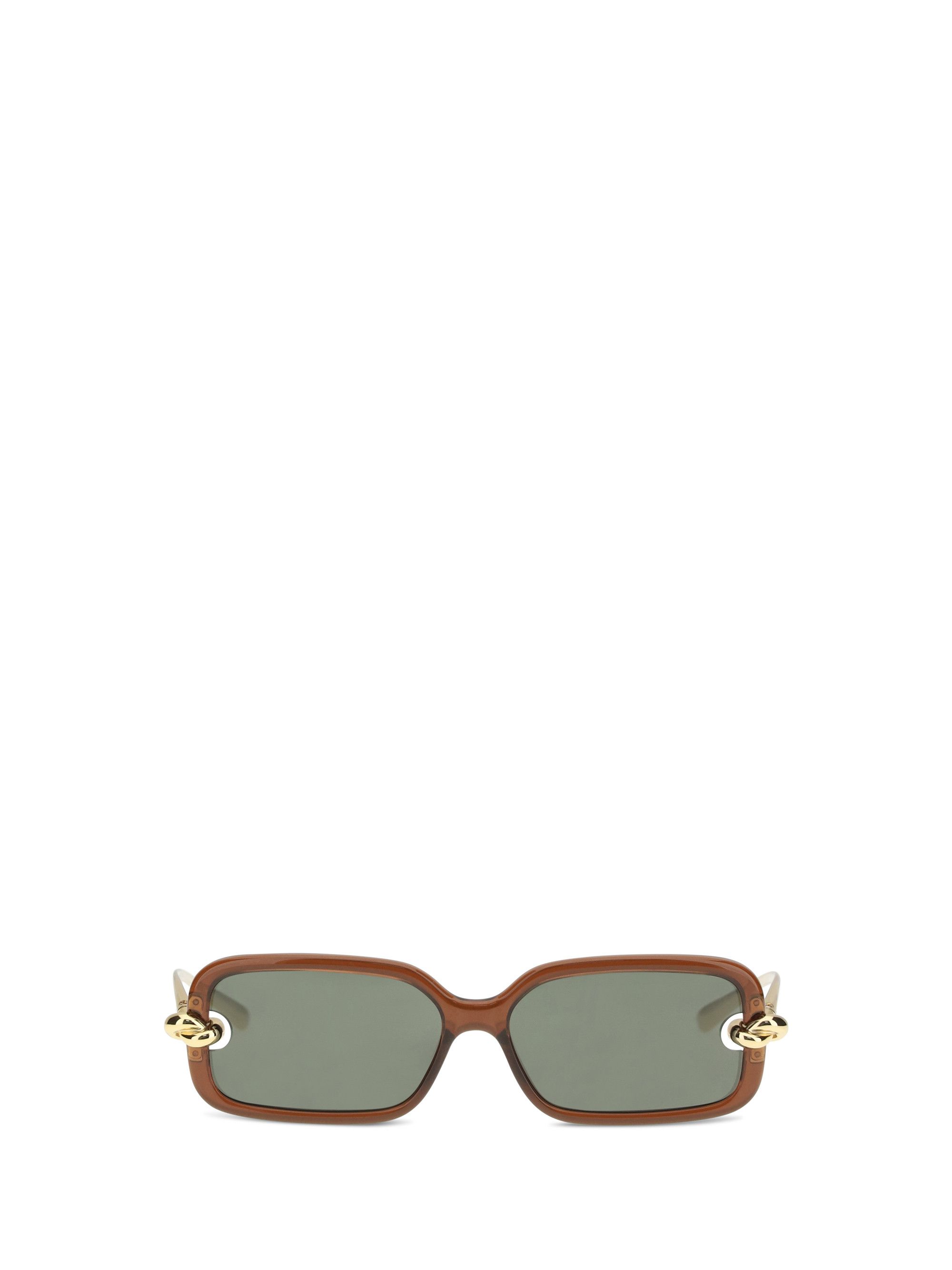 Bottega Veneta Knot rectangular Sunglasses Size ONE SIZE - 1 Thumbnail