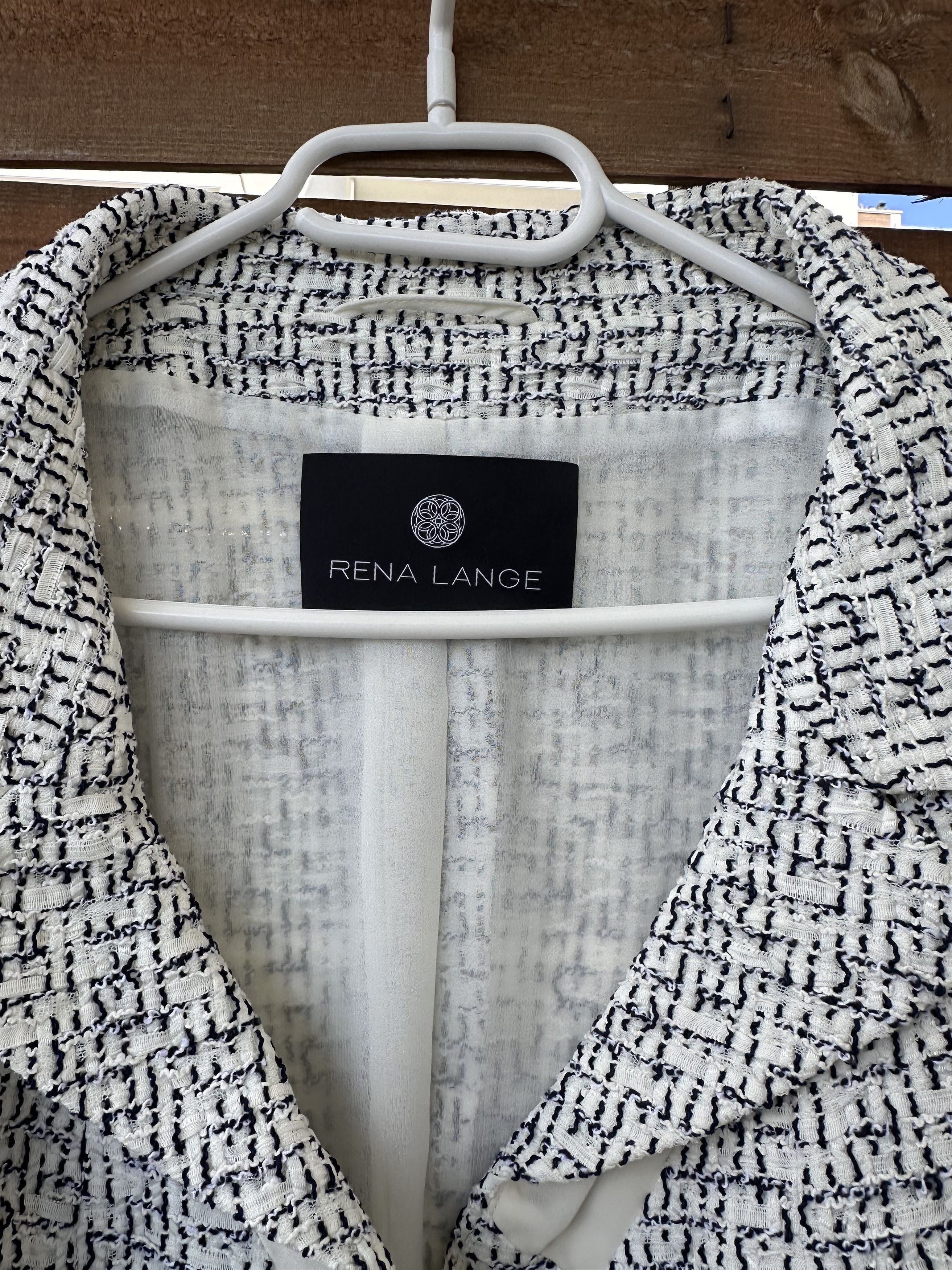 Designer Rena Lange women blazer jacket Size L / US 10 / IT 46 - 6 Thumbnail