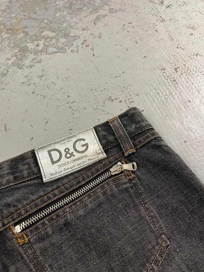 Dolce & Gabbana AW2003 Dolce & Gabbana Multi Zips Grey Denim Jeans Size 27" / US 4 / IT 40 - 11 Thumbnail
