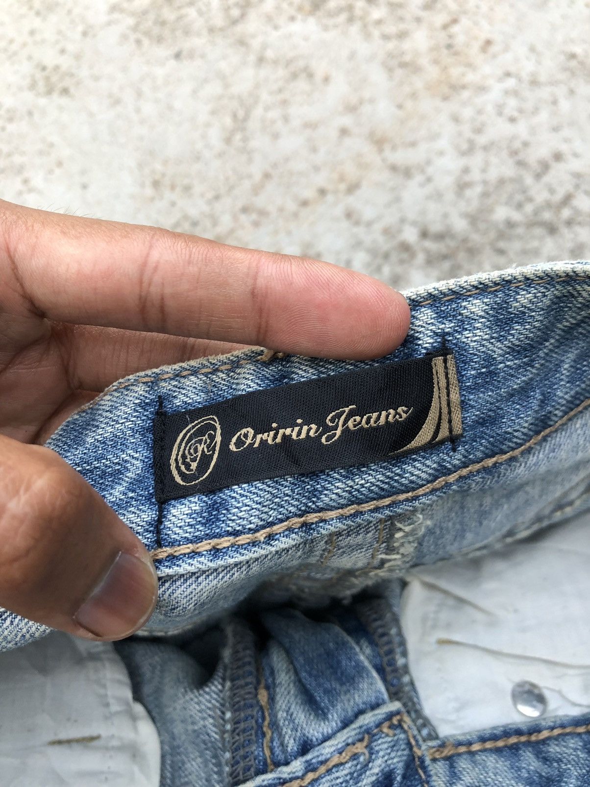 Japanese Brand FLARED⚡️⚡️ORIRIN JEANS DISTRESSED DENIM Size 28" / US 6 / IT 42 - 5 Thumbnail
