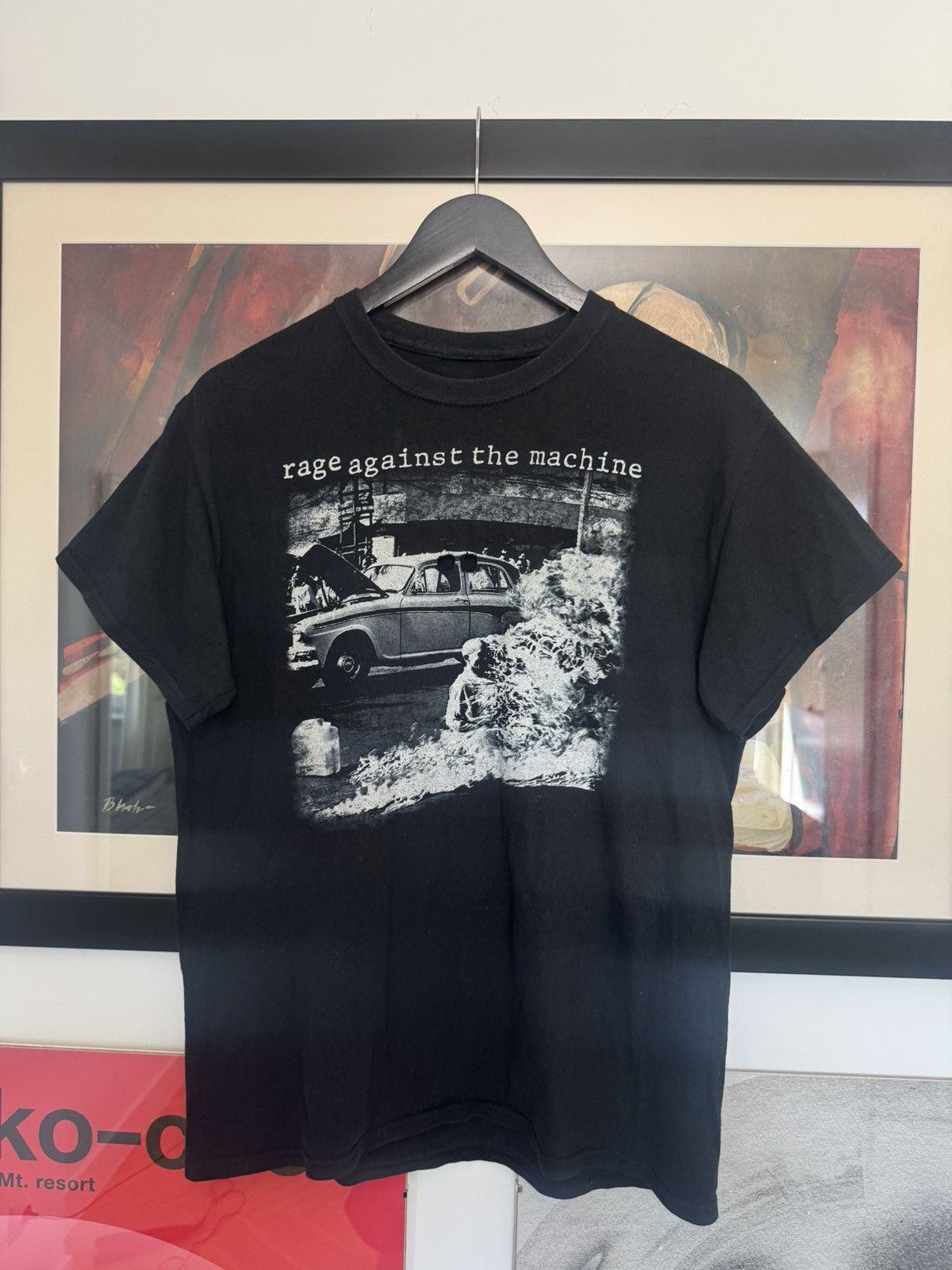 Band Tees Rage Against The Machine Y2k RATM Vintage Tee Band Washed Size US M / EU 48-50 / 2 - 1 Thumbnail