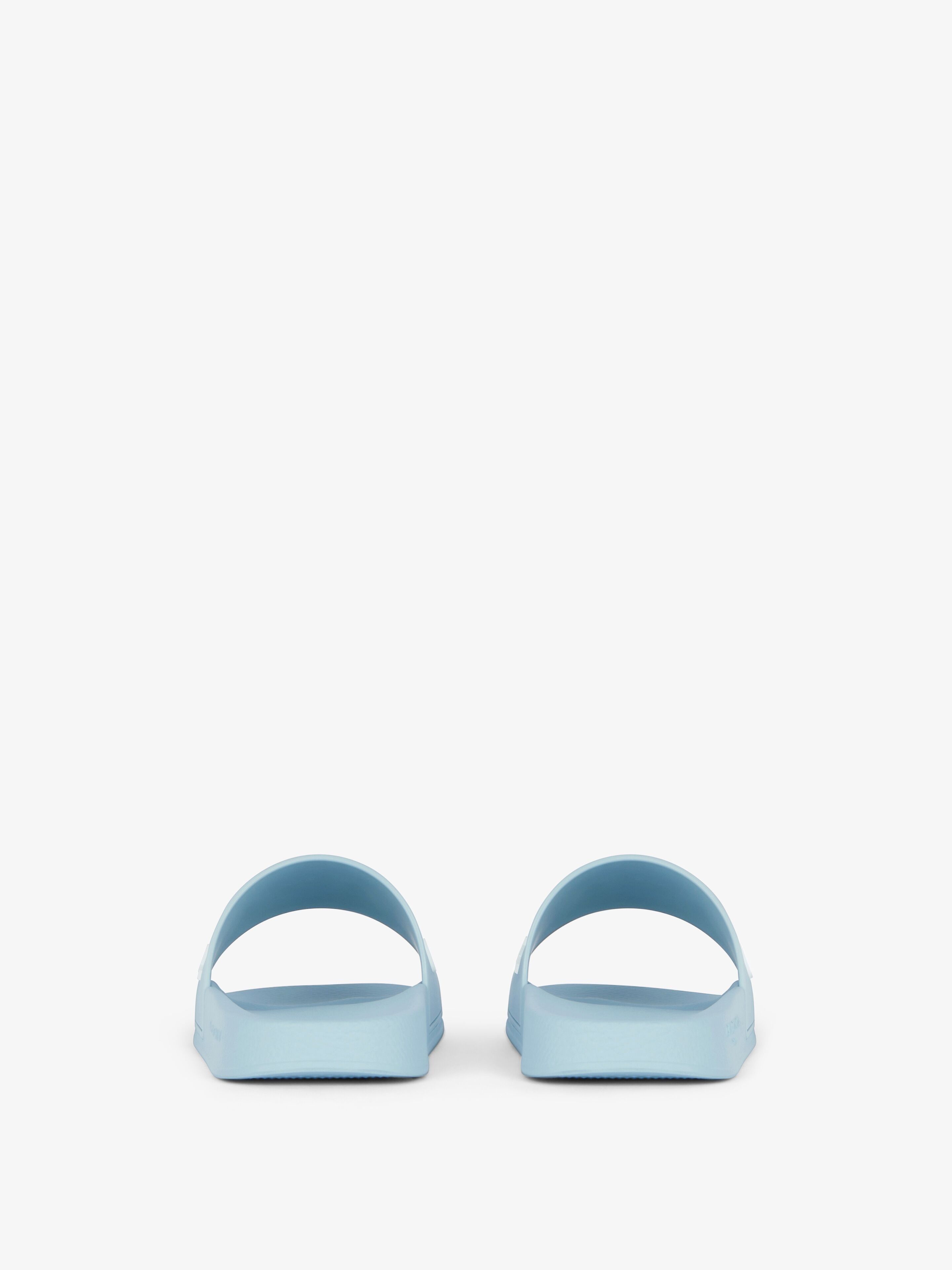 oc11z0725 Slides Flat Sandals in Blue
