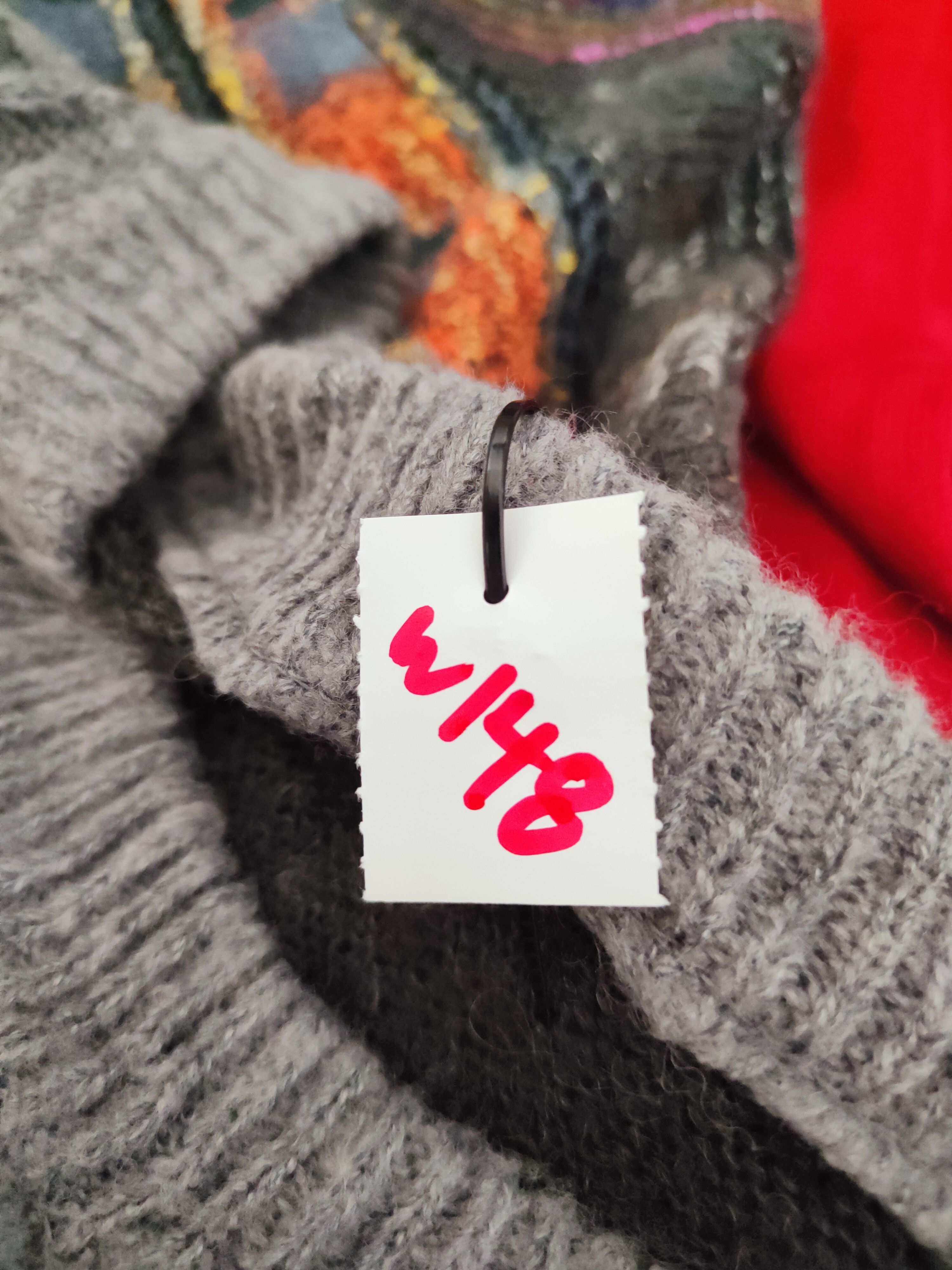 Aran Isles Knitwear Vi Felice Gray Knitwear Sweatshirts #W148 Size US L / EU 52-54 / 3 - 14 Thumbnail
