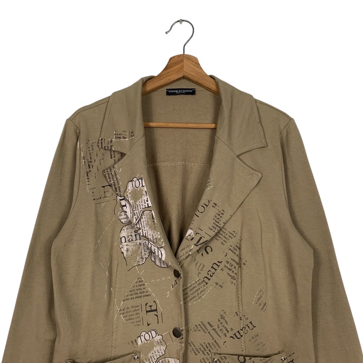 Other Italian Designer Donne Da Sogno Women Jacket Size XL / US 12-14 / IT 48-50 - 2 Thumbnail