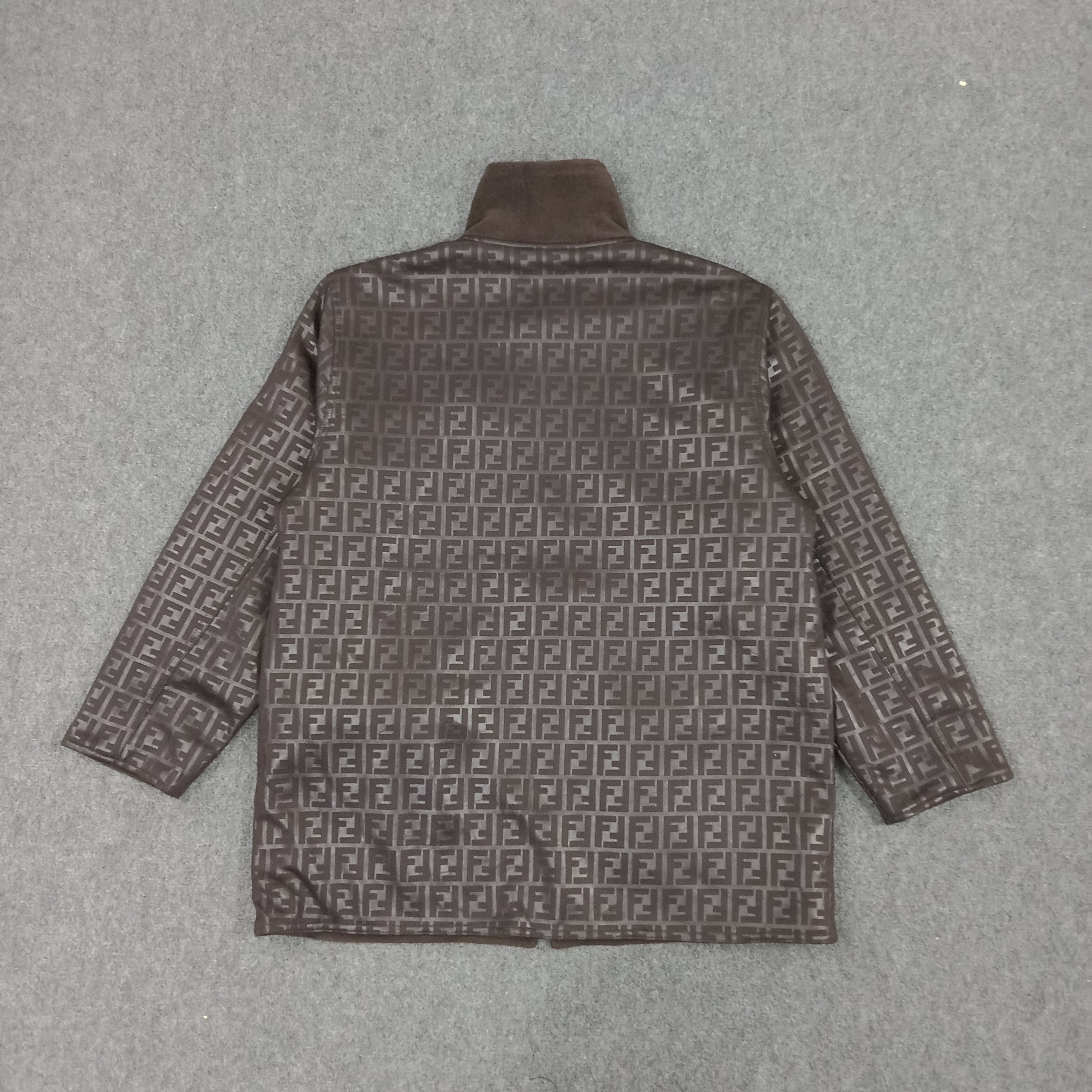 Fendi × Vintage Fendi Italian Brand Reversible Jacket Size US L / EU 52-54 / 3 - 8 Thumbnail
