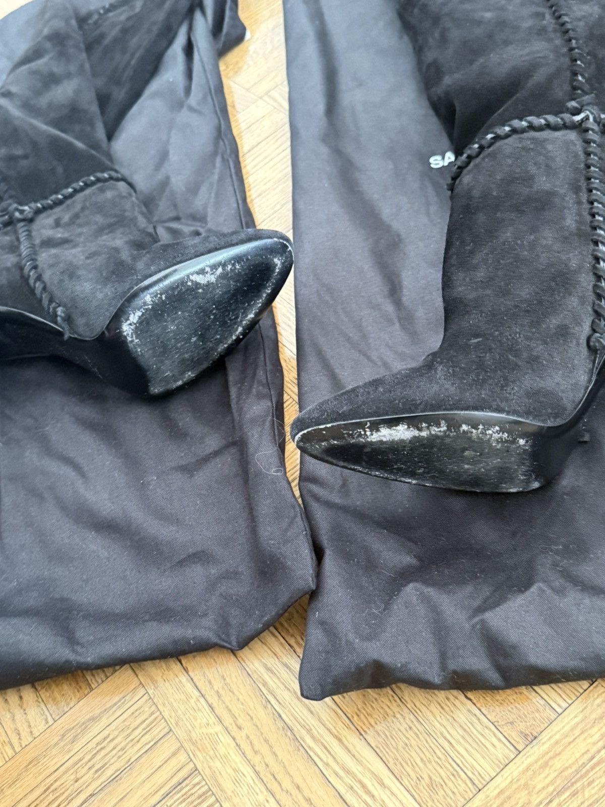 Yves Saint Laurent Boho Tall Saint Laurent Suede Boots Size US 8.5 / IT 38.5 - 5 Thumbnail