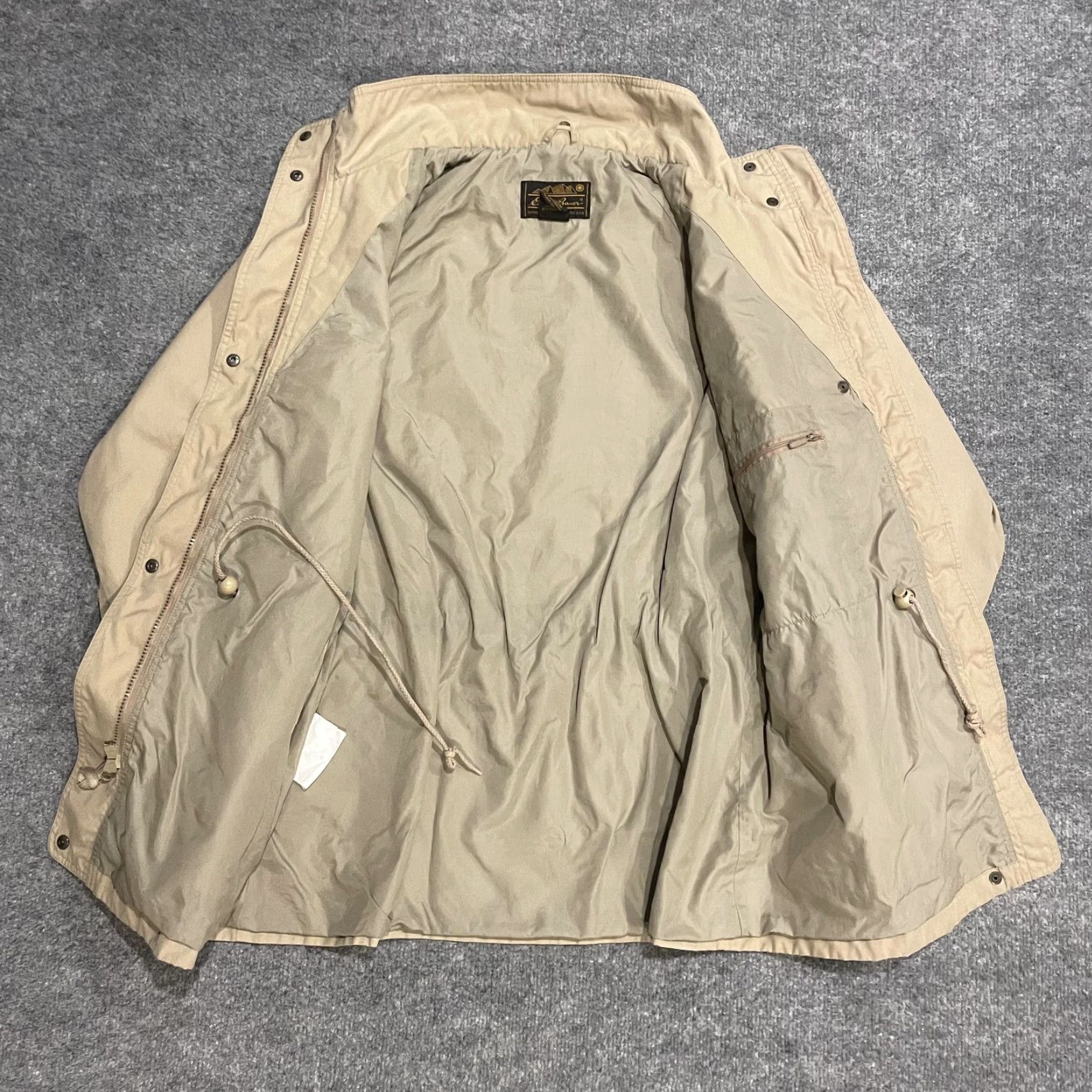 Eddie Bauer VINTAGE Eddie Bauer Jacket Women L Mountain Parka Beige Utility Mid-Length 39835 Spring Fall Casual Travel Size L / US 10 / IT 46 - 4 Thumbnail
