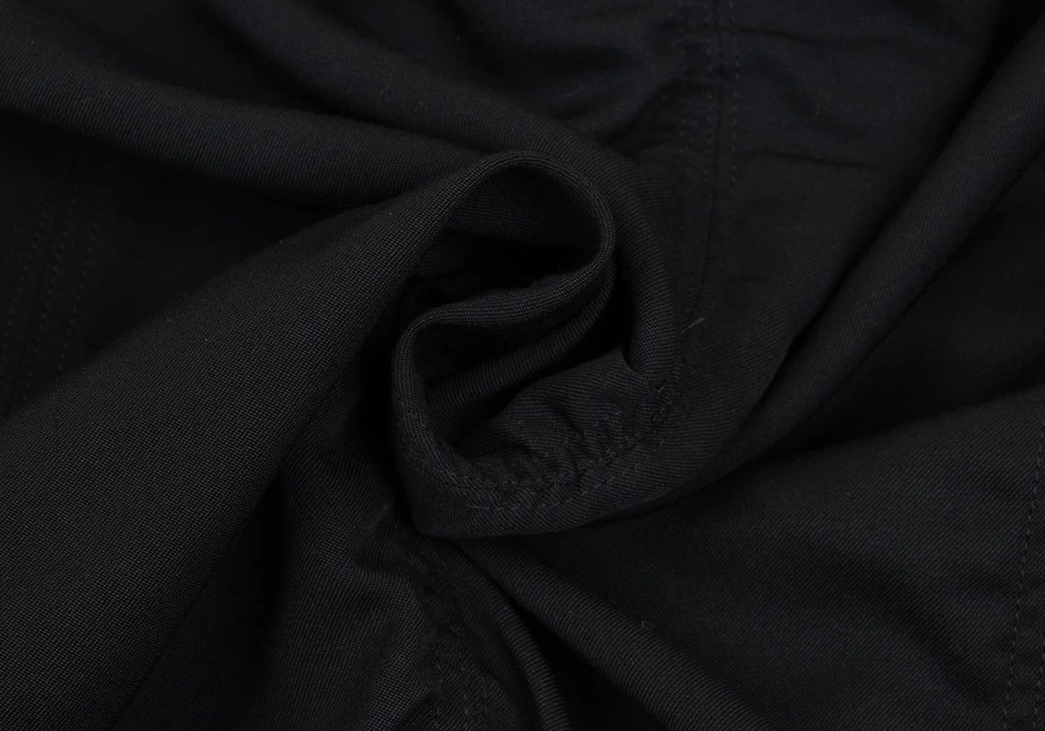 Jean Paul Gaultier Wool Rayon Pleated Jacket in Black Size 48 Size US M / EU 48-50 / 2 - 16 Thumbnail