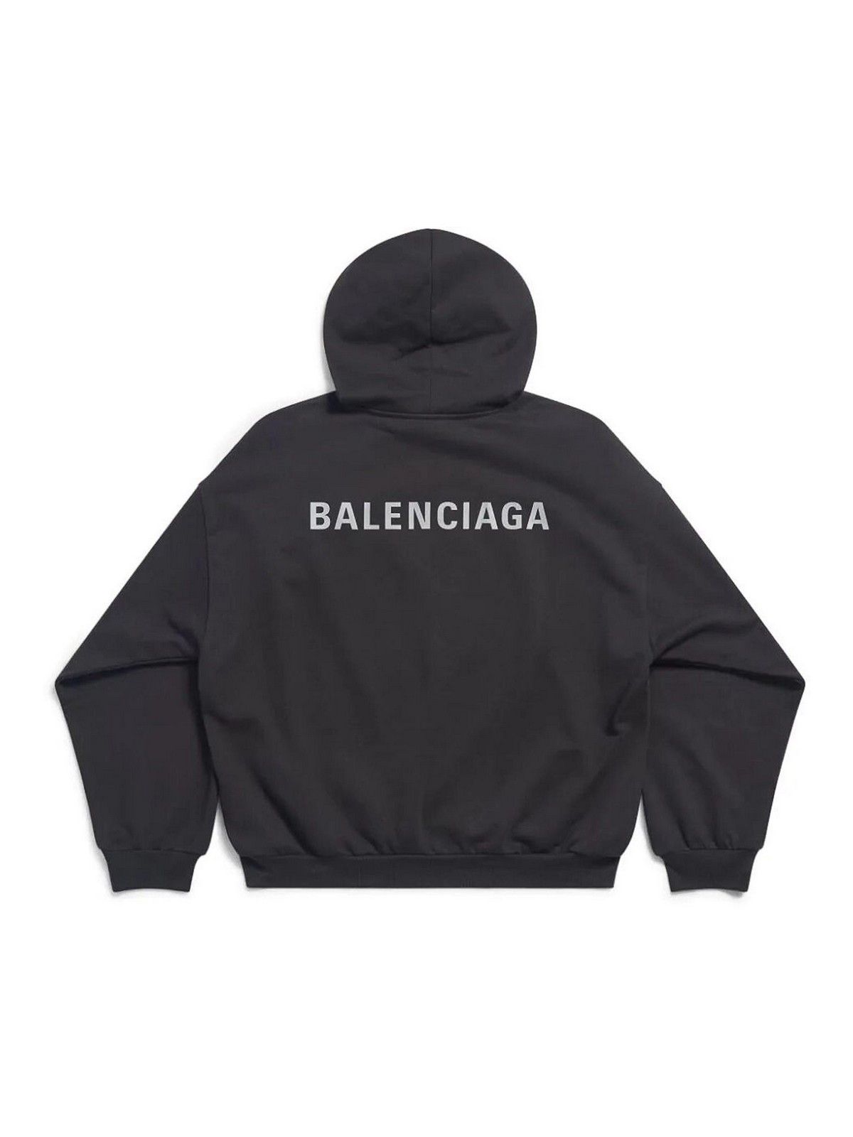 Balenciaga o1bcso1str0226 Back Hoodie Medium Fit In Black Size US S / EU 44-46 / 1 - 2 Thumbnail