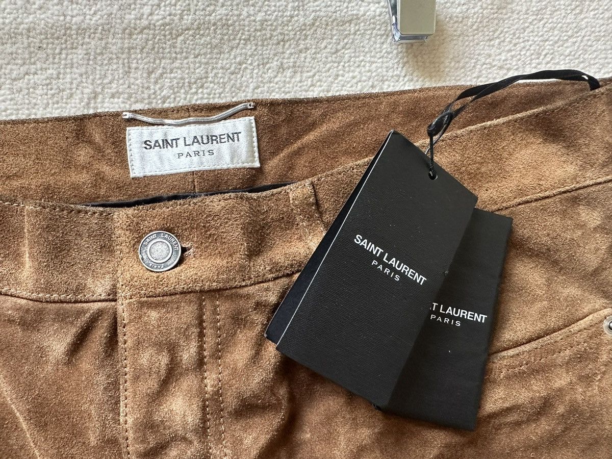 Saint Laurent Paris SS20 $3k+ 🤑 Saint Laurent suede leather pants trousers Size US 36 / EU 52 - 23 Thumbnail