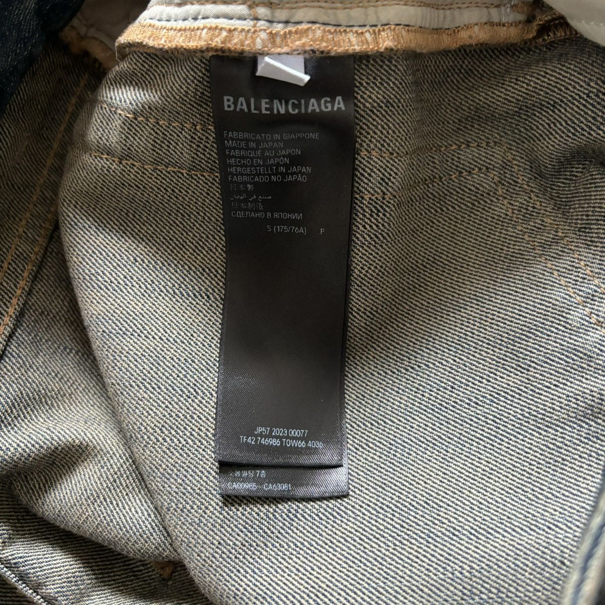 Balenciaga balenciaga crystal denim Size US 31 - 8 Thumbnail