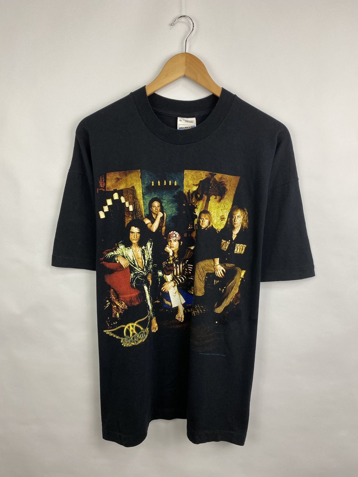 Band Tees × Vintage Vintage 1997 Aerosmith Band Rock t-shirt rare retro hype Y2K Size US XL / EU 56 / 4 - 3 Thumbnail