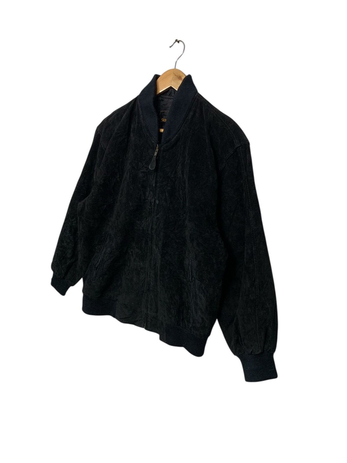 Leather Vintage 90's Suburban French Mode PigSkin Leather Jacket Size US M / EU 48-50 / 2 - 2 Thumbnail