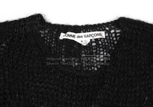 Comme des Garcons Comme Des Garcons Black vintage knit top Size S / US 4 / IT 40 - 4 Thumbnail