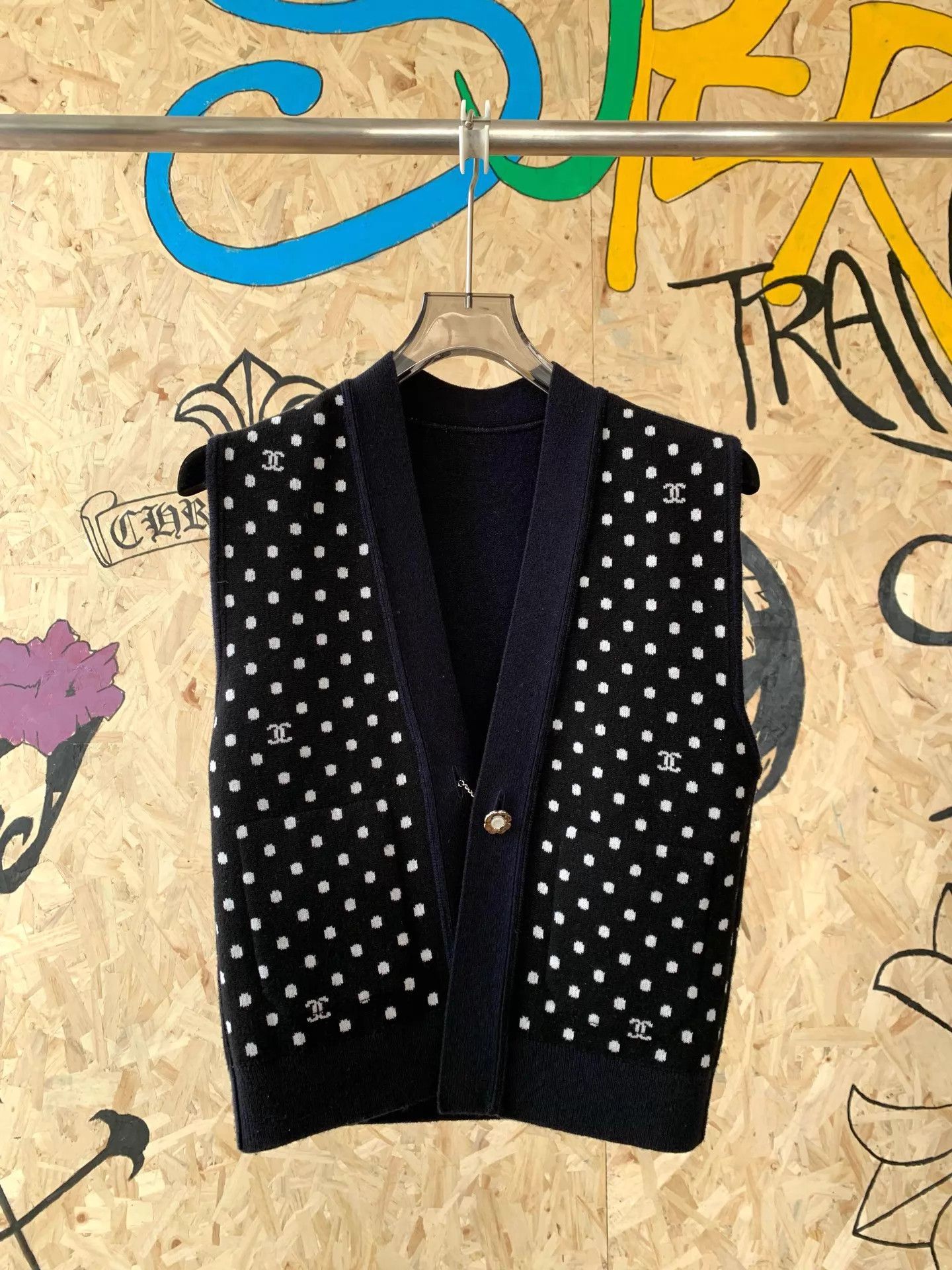 Chanel Chanel 24P Camellia Wool Double-Faced Vest 34 Size XS / US 0-2 / IT 36-38 - 6 Thumbnail