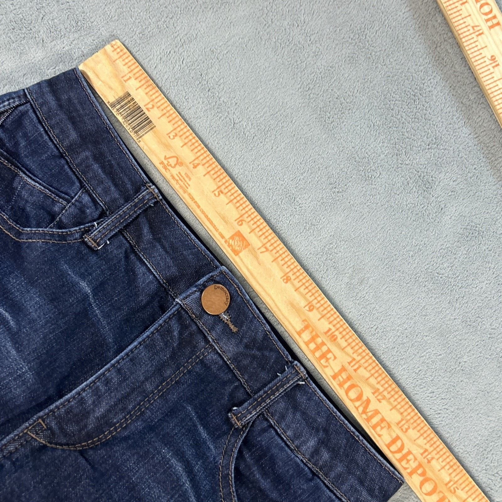 Levi's Democracy Technology Dojo Jeans Flare Sz 4p 28x26 Raw Hems Size 27" / US 4 / IT 40 - 7 Thumbnail