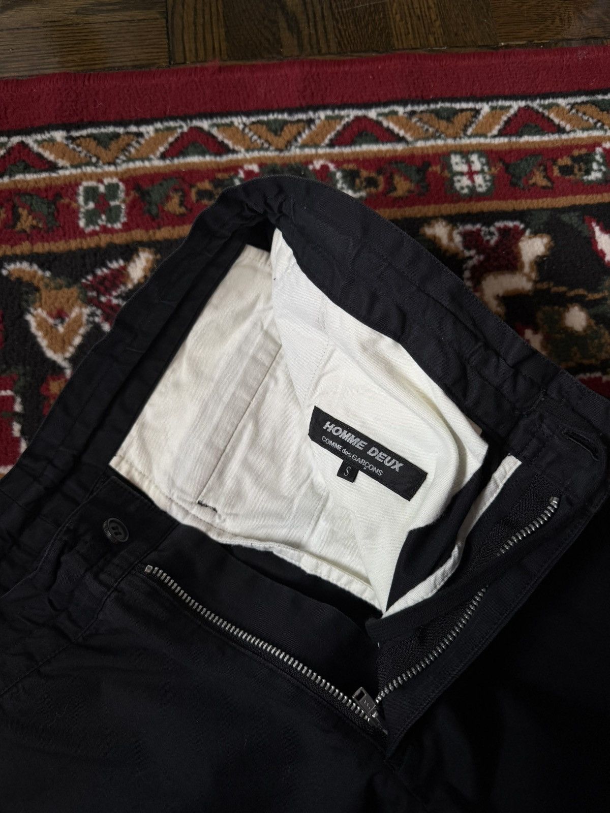 Comme des Garcons COMME DES GARCONS HOMME DEUX Black Chino Pants Black Size S Size US 28 / EU 44 - 9 Thumbnail