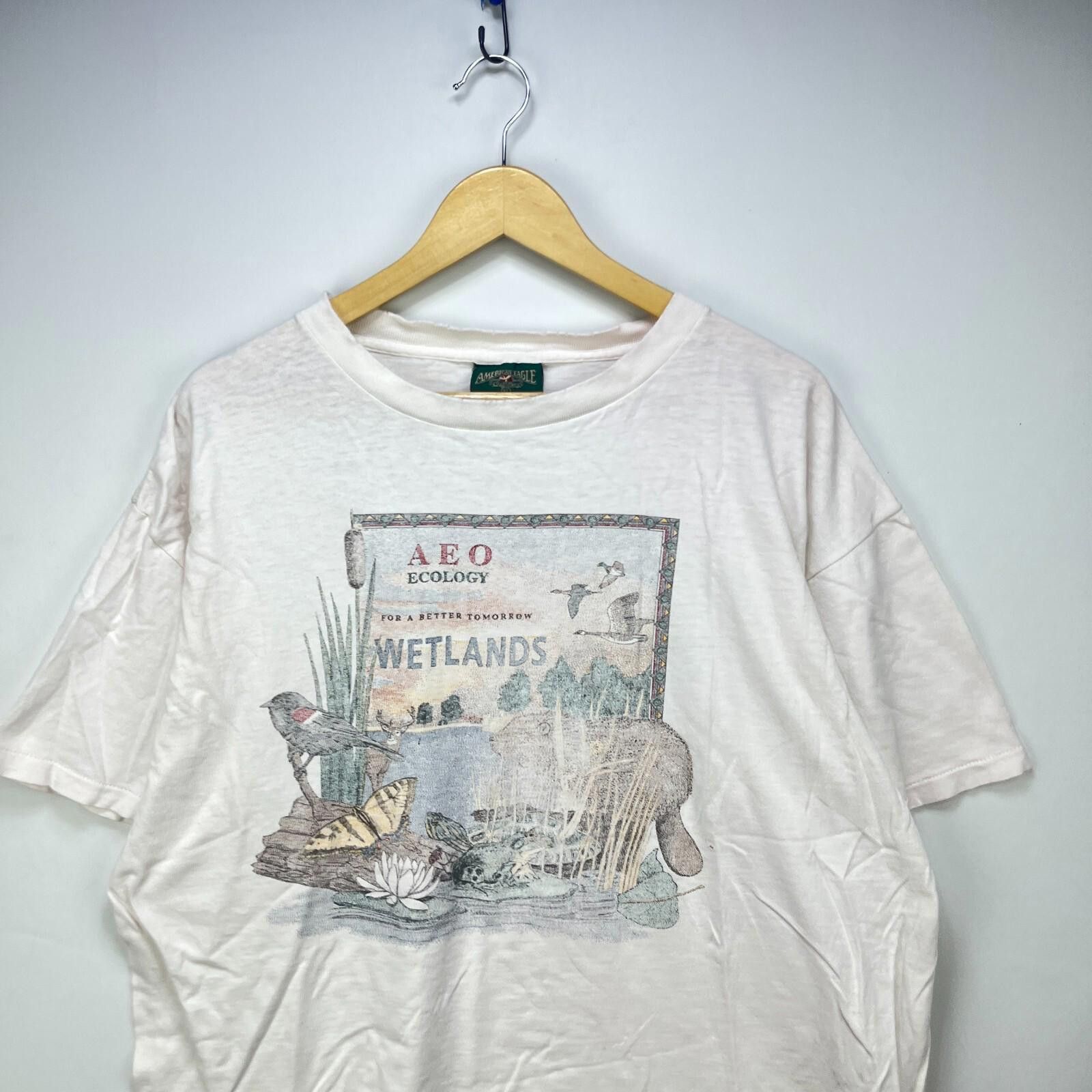 American Eagle Outfitters Vintage 90s American Eagle Nature Animal T-Shirt XL Size US XL / EU 56 / 4 - 2 Thumbnail
