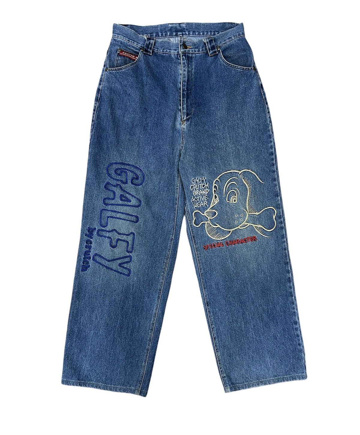 Japanese Brand Galfy by Crutch Baggy Jeans Size US 30 / EU 46 - 1 Thumbnail