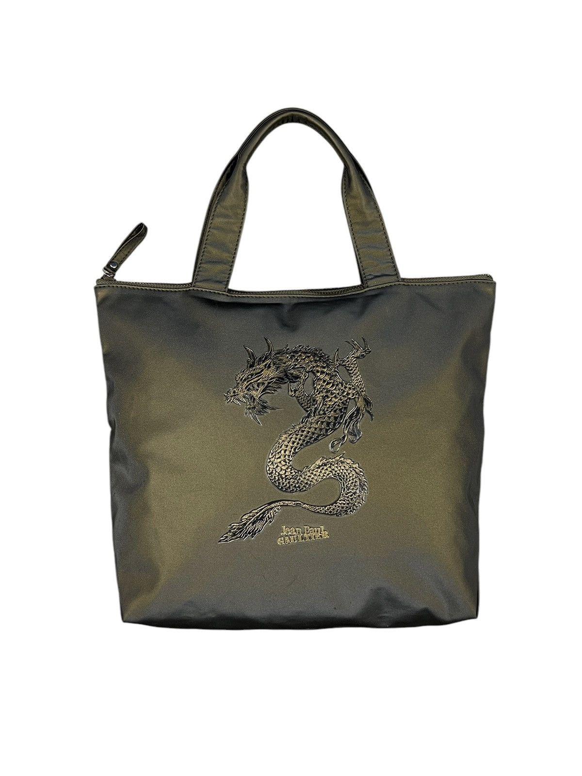 Jean Paul Gaultier Vintage JPG Metallic Green Dragon Shoulder Bag Size ONE SIZE - 2 Thumbnail