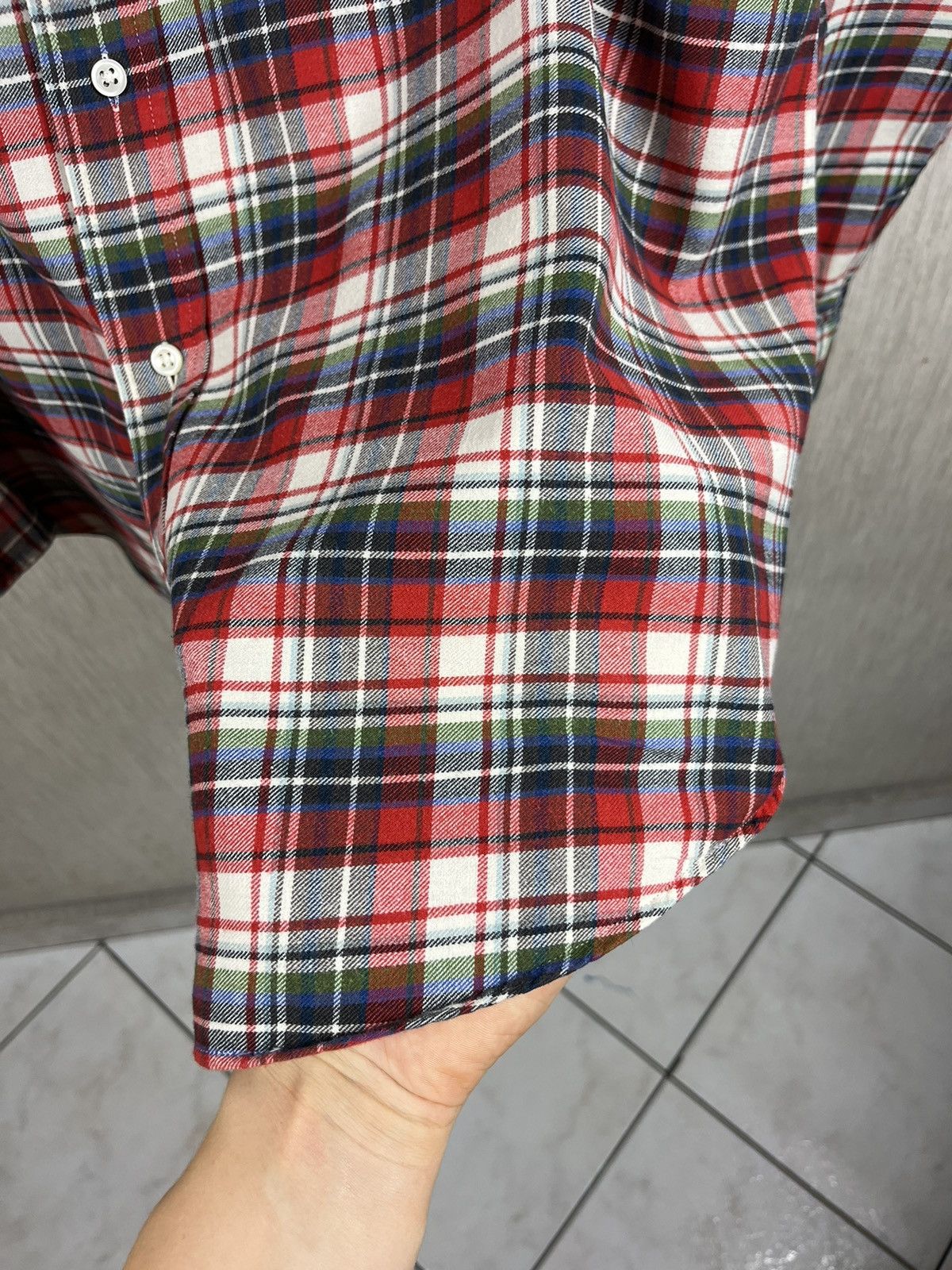 Flannel × Ralph Lauren × Vintage Vintage 90s Ralph Lauren blake flannel plaid shirt checked Size US XL / EU 56 / 4 - 14 Thumbnail
