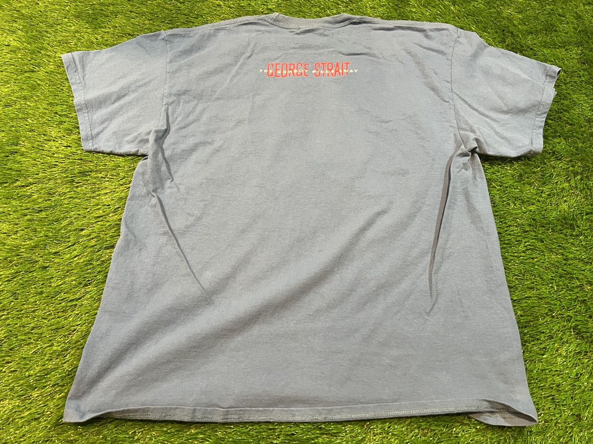 Band Tees × George Y2K George Strait Cowboy Rides Away T-Shirt Double Sided Size US XL / EU 56 / 4 - 4 Thumbnail