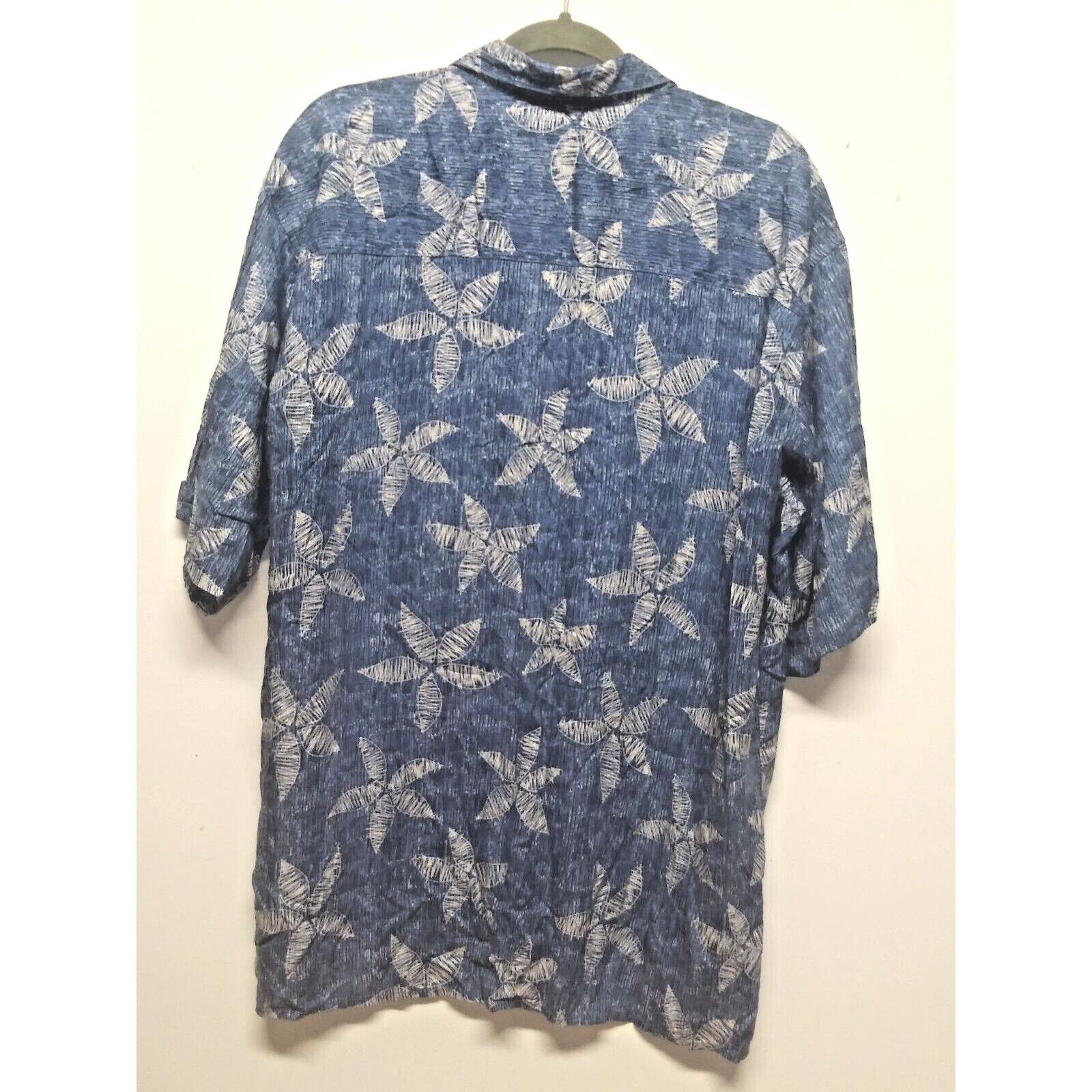 Natural Issue Hawaiian Shirt Mens Size XLT floral tropical dusky blue Natu Size US XL / EU 56 / 4 - 3 Thumbnail