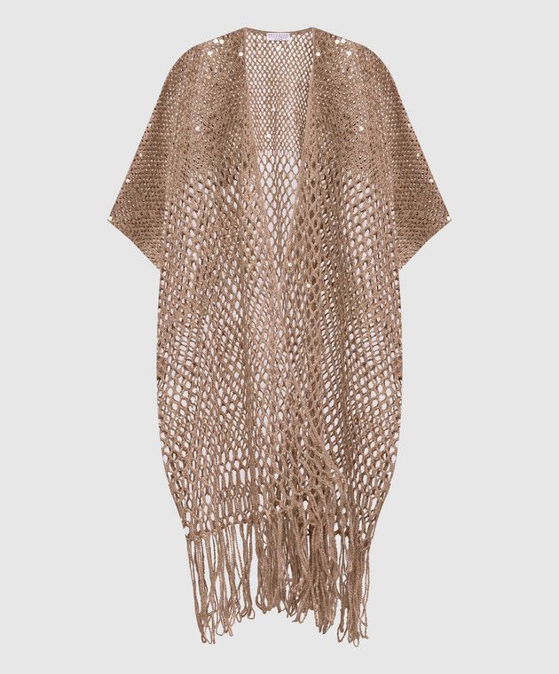 o1w1db10825 Cardigan in Light/Pastel Brown