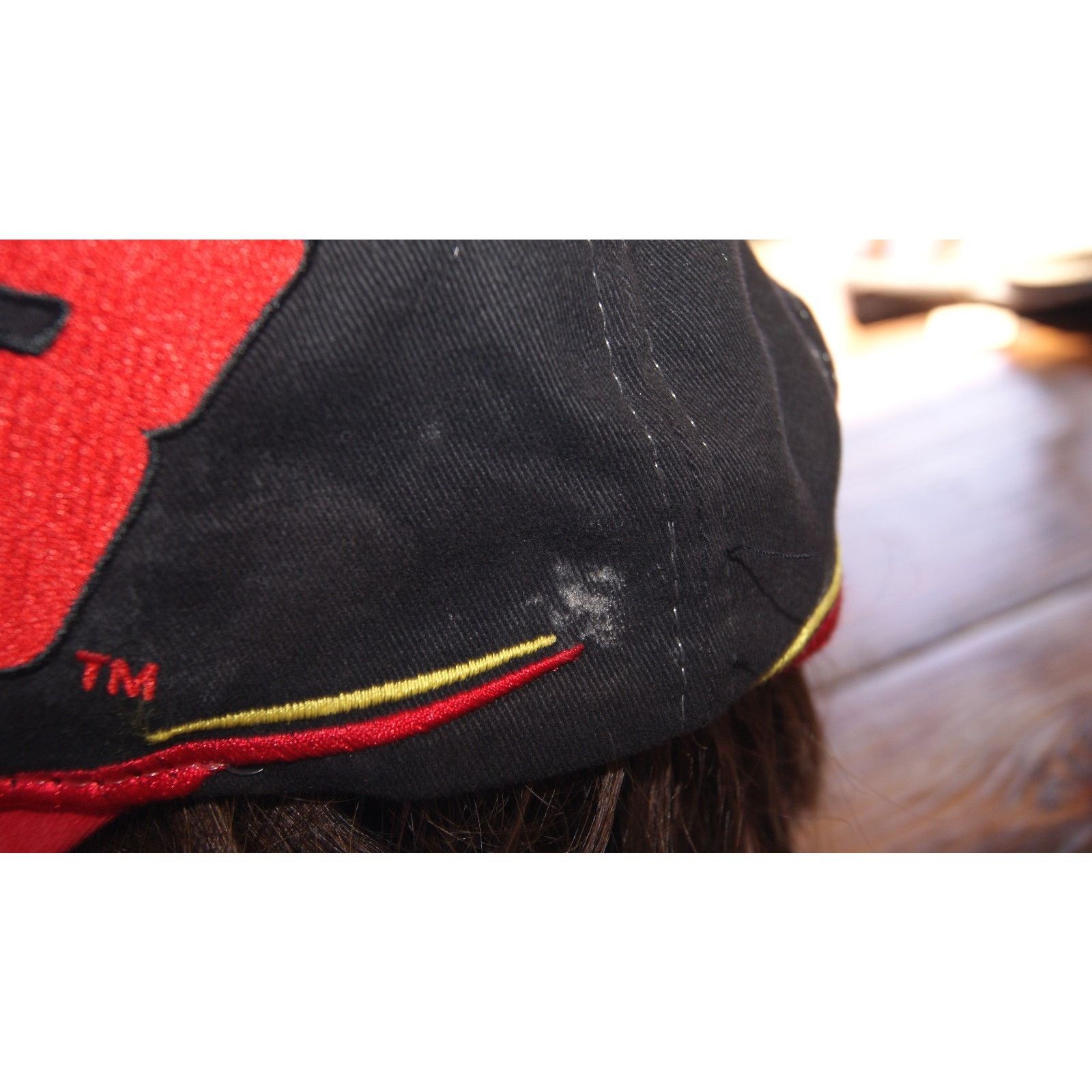 Vintage Chase VTG Ricky Rudd 28 SnapBack NASCAR Hat Wrap Check Flame Size ONE SIZE - 4 Thumbnail