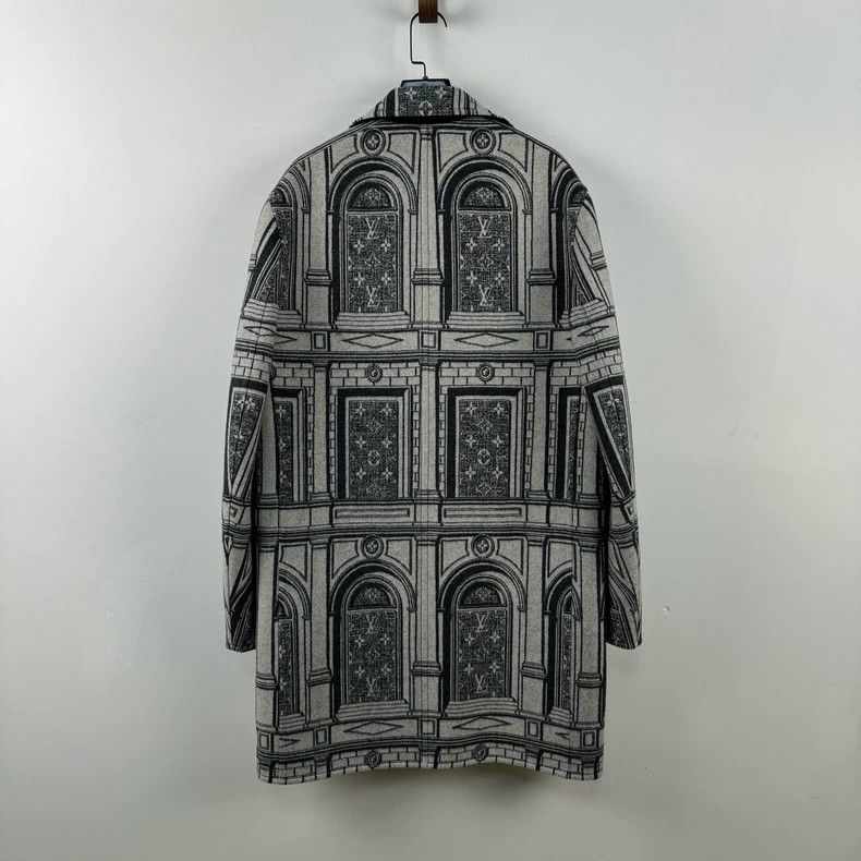 Louis Vuitton Louis Vuitton Architectural double-sided presbyopic coat Size XXS / US 00 / IT 34 - 2 Thumbnail
