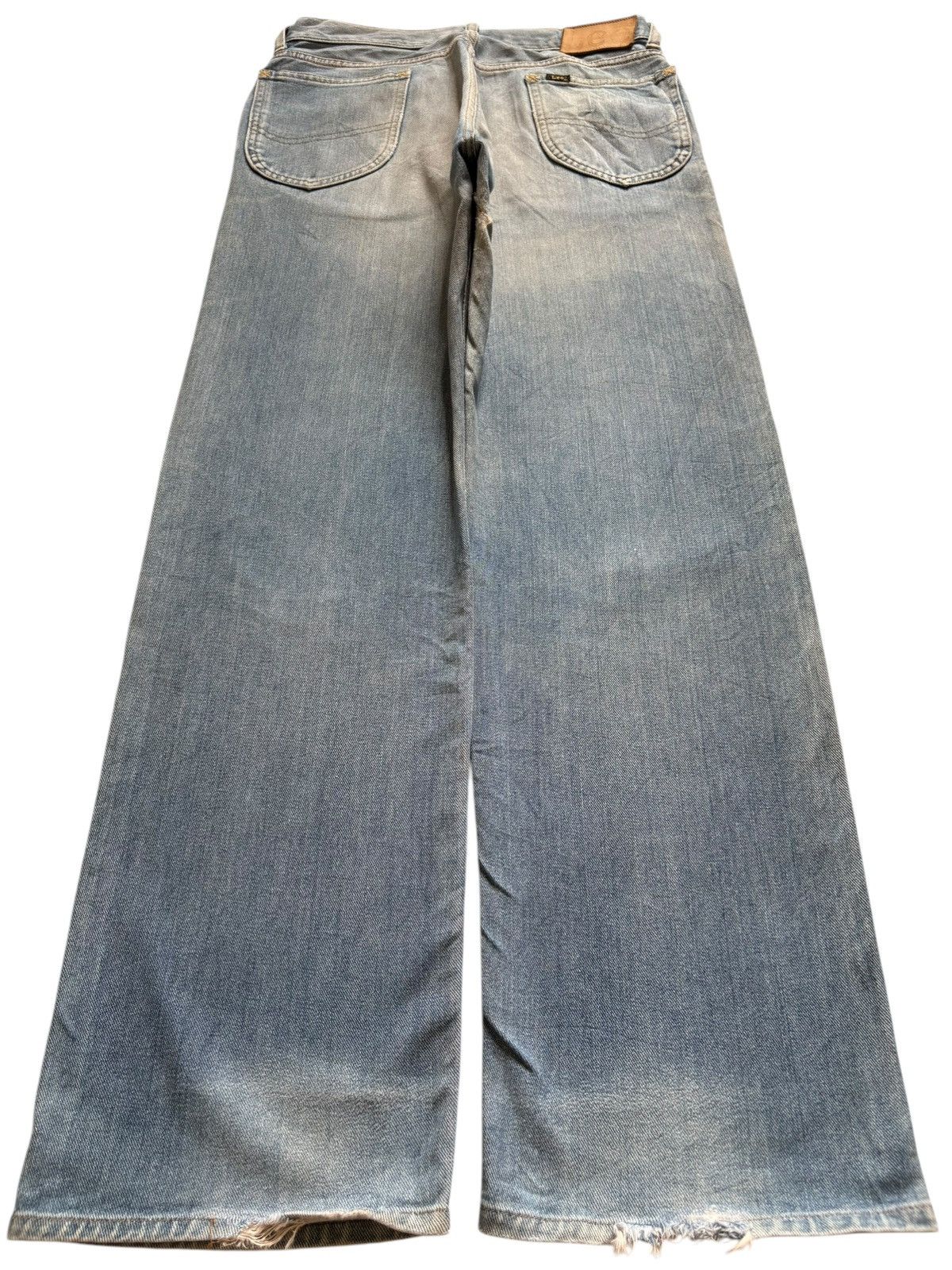 Lee Vintage Lee Selvedge Mud Wash Distress Baggy Jeans Size US 31 - 2 Thumbnail