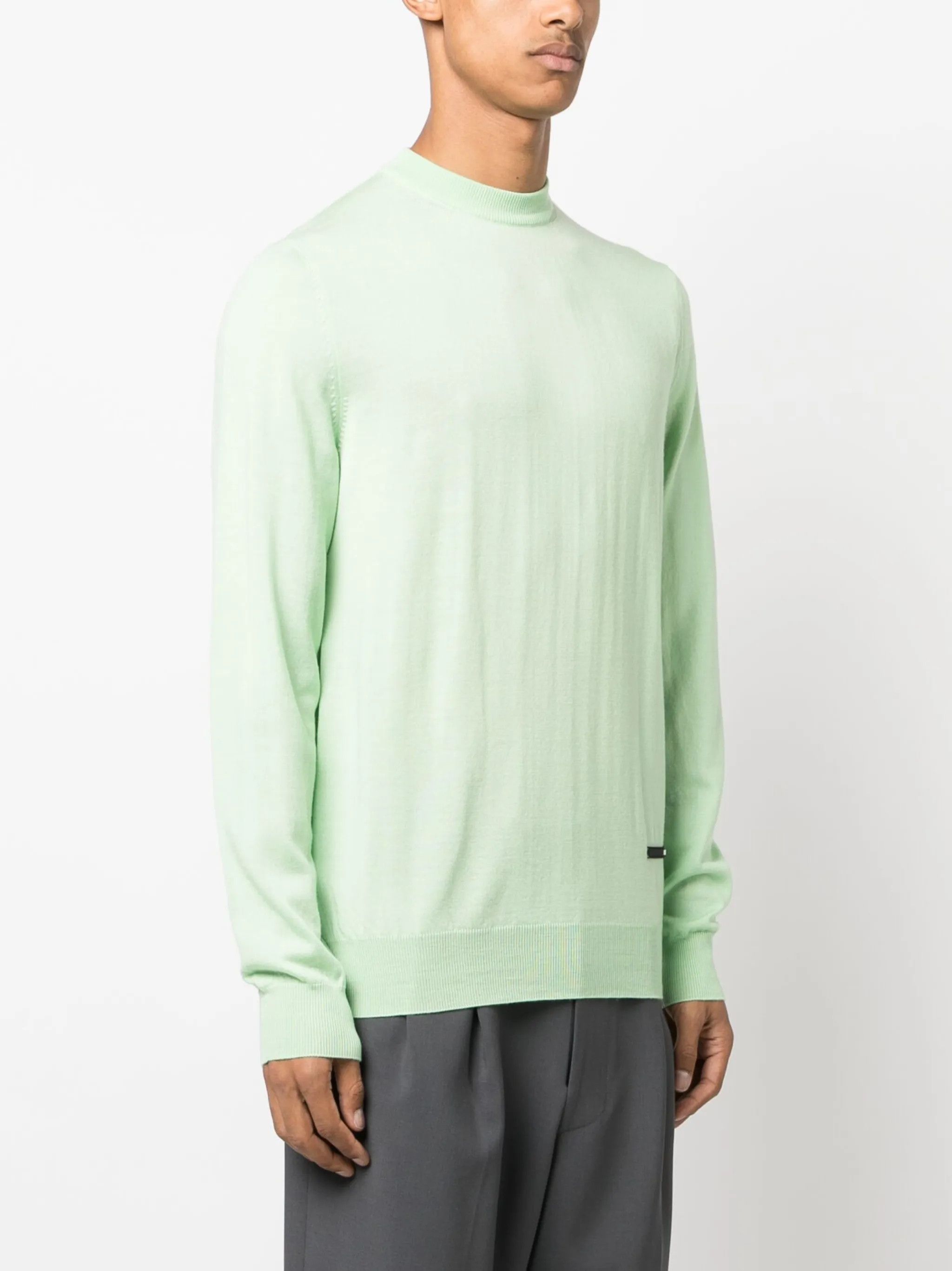 OAMC o1y0225 Crewneck Sweater in Mint Green Size US L / EU 52-54 / 3 - 3 Thumbnail