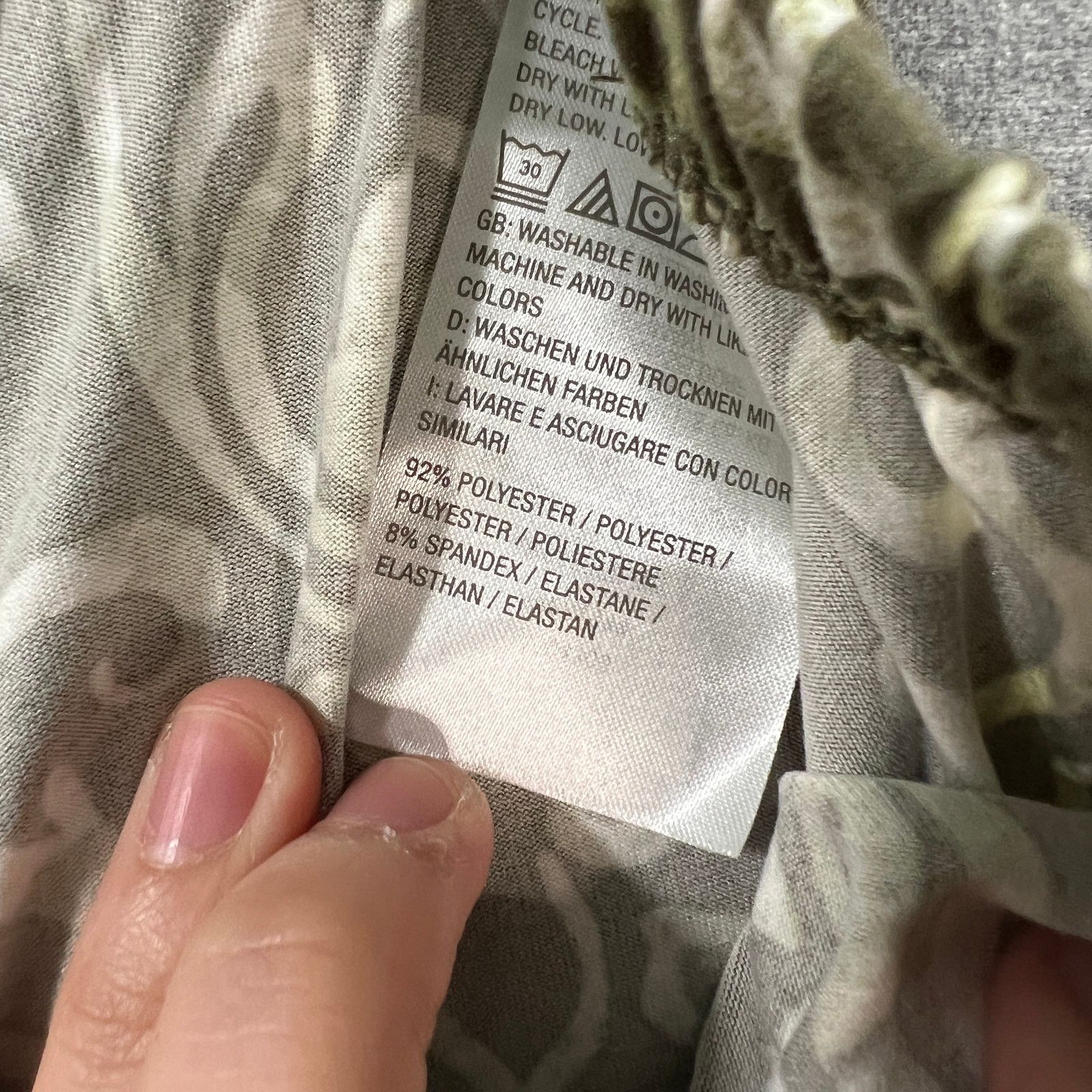 Other Anybody Lush Jersey Puli On Printed Shorts Olive/Hawaiian Size 38" / US 16 / IT 52 - 6 Thumbnail