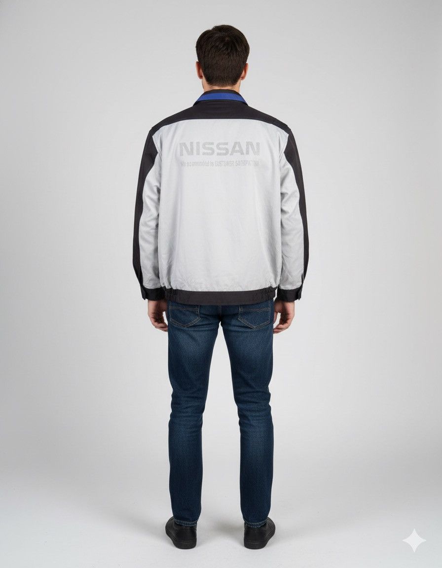 Nissan 🔥Vintage Nissan Uniform Work Jacket Size US L / EU 52-54 / 3 - 1 Thumbnail