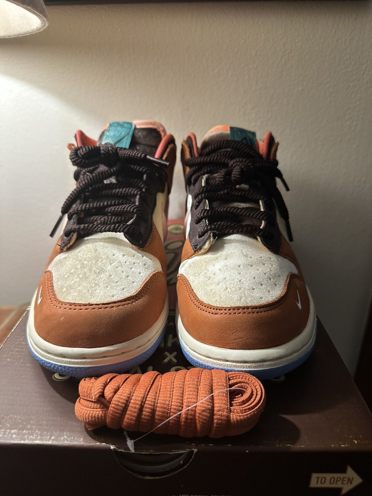 Nike × Social Status Nike/Social Status Dunk Chocolate Milk Size US 8.5 / EU 41-42 - 5 Thumbnail