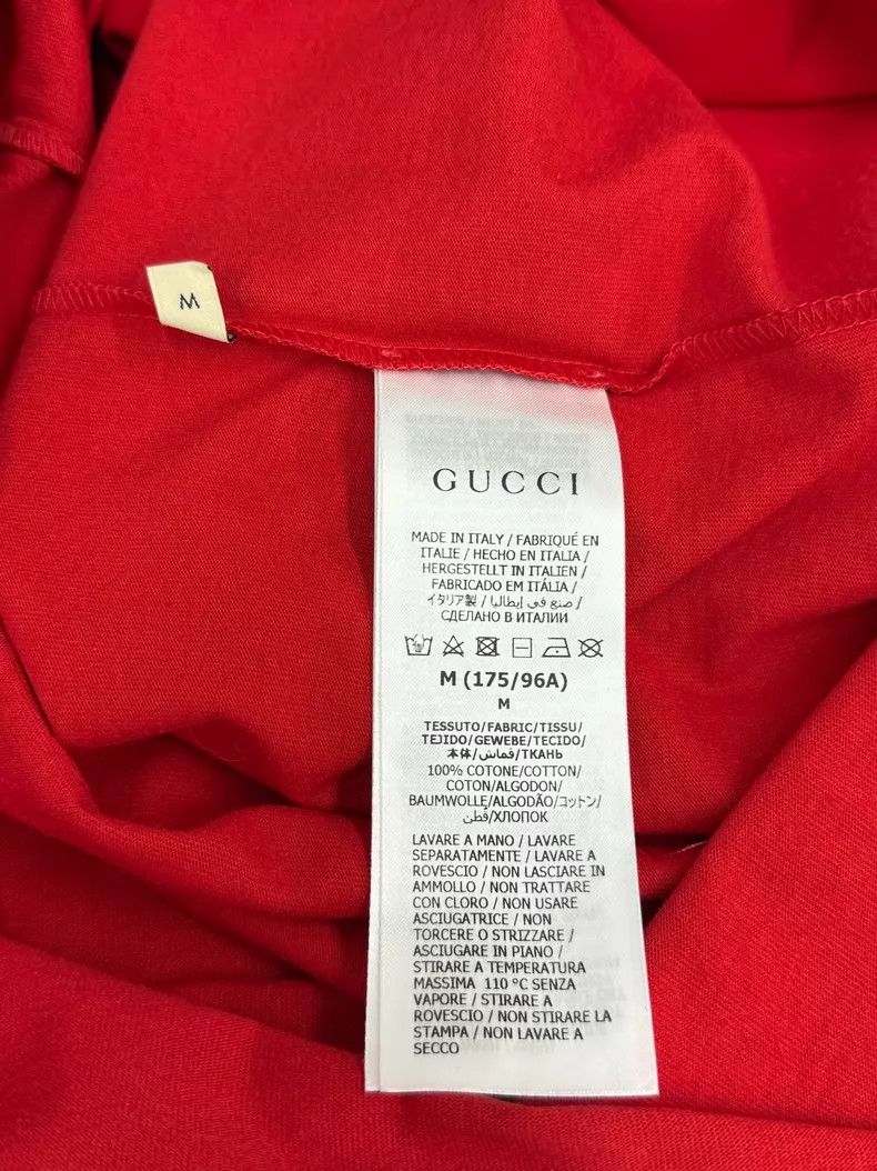 Gucci Gucci Year of the Tiger red printed T-shirt Size US M / EU 48-50 / 2 - 5 Thumbnail