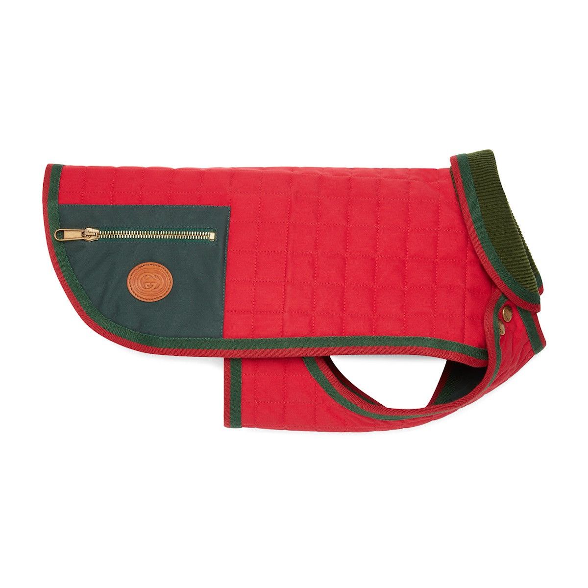Gucci Gucci Pet Coat With Interlocking G In Red Size ONE SIZE - 1 Thumbnail