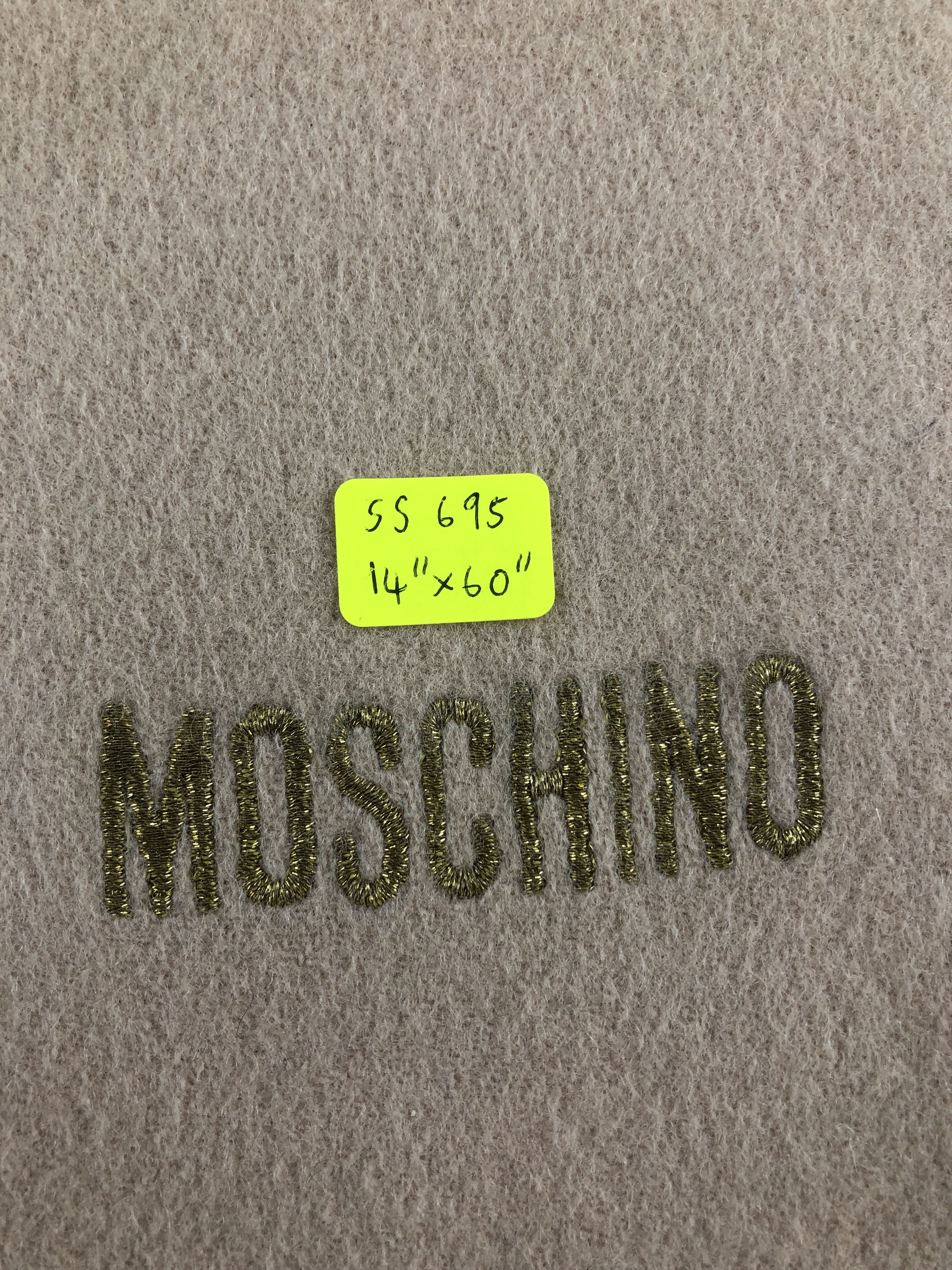 Vintage Vintage Moschino Scarf / Muffler / Neckwear Size ONE SIZE - 4 Thumbnail